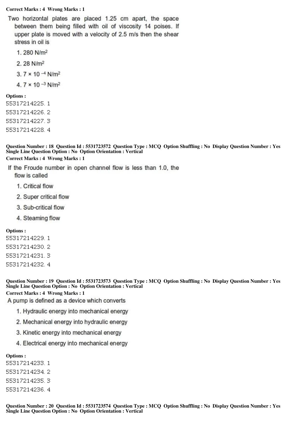 ICAR AIEEA PG 2019 WATER SCIENCE AND TECHNOLOGY Question Paper - Page 8