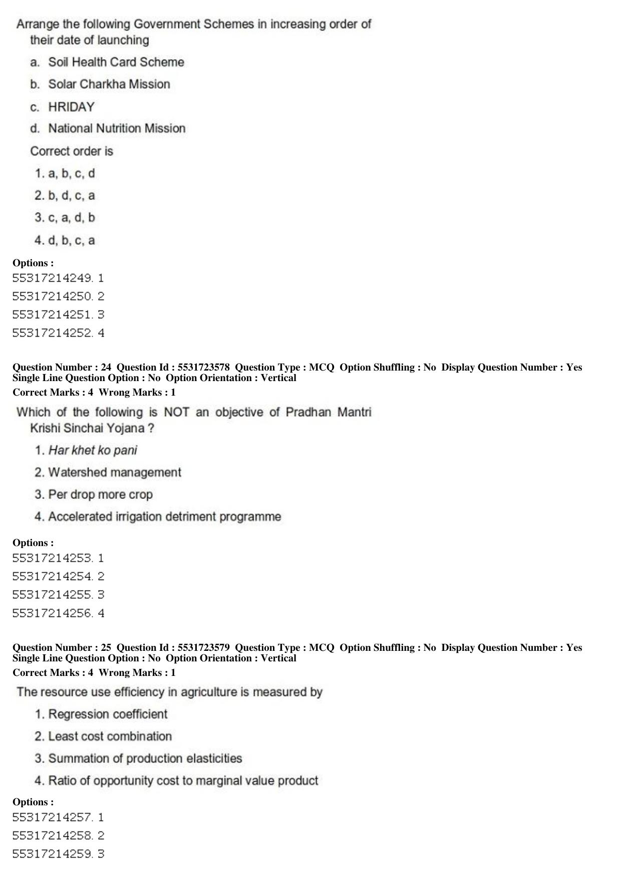 ICAR AIEEA PG 2019 WATER SCIENCE AND TECHNOLOGY Question Paper - Page 10