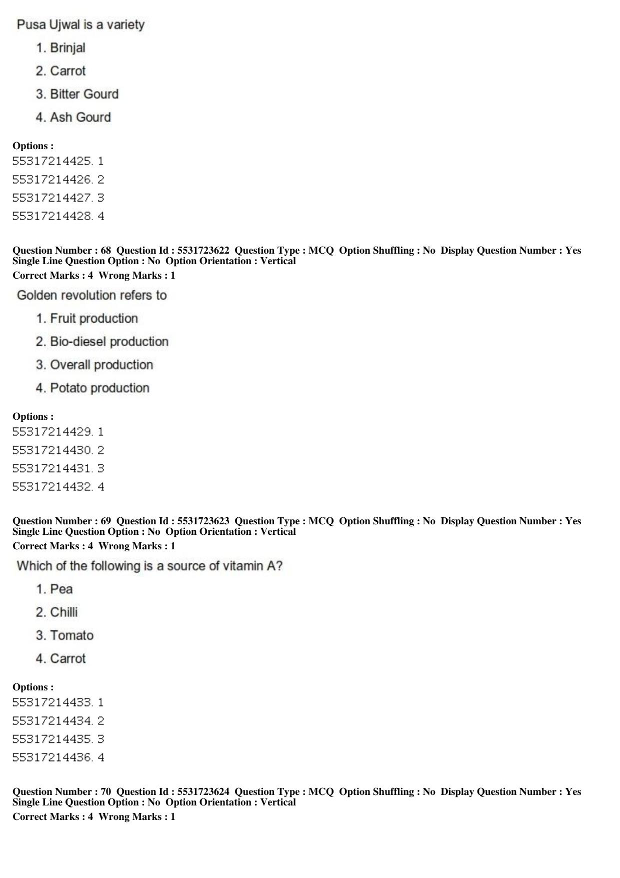 ICAR AIEEA PG 2019 WATER SCIENCE AND TECHNOLOGY Question Paper - Page 25