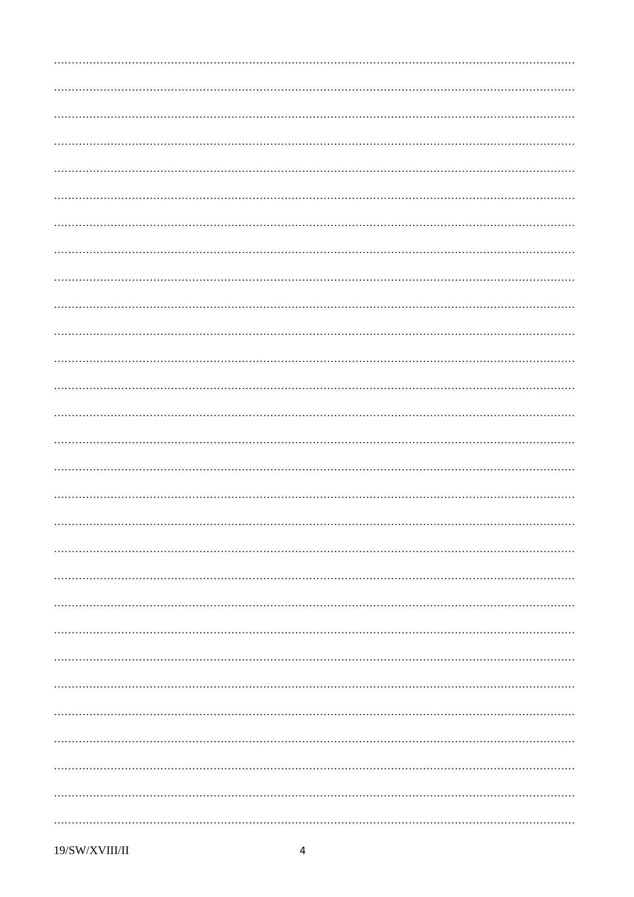 FTII JET One Year Post Graduate Diploma in Feature Film Screenplay Writing 2018 Question Paper - Page 4