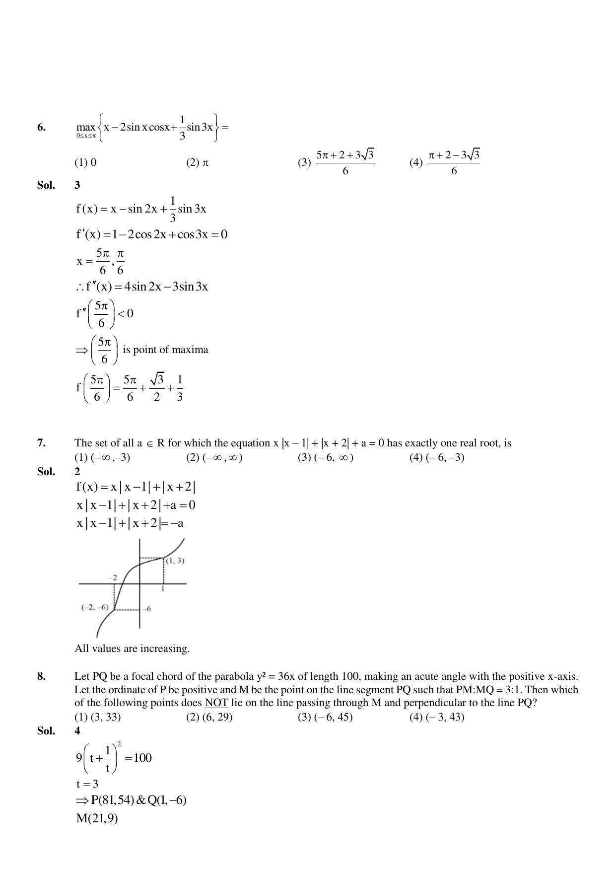 JEE Mains 2023: 13th April 2023 Shift-1 (Morning) Question Paper With Solution (April, Session-2) - Page 3