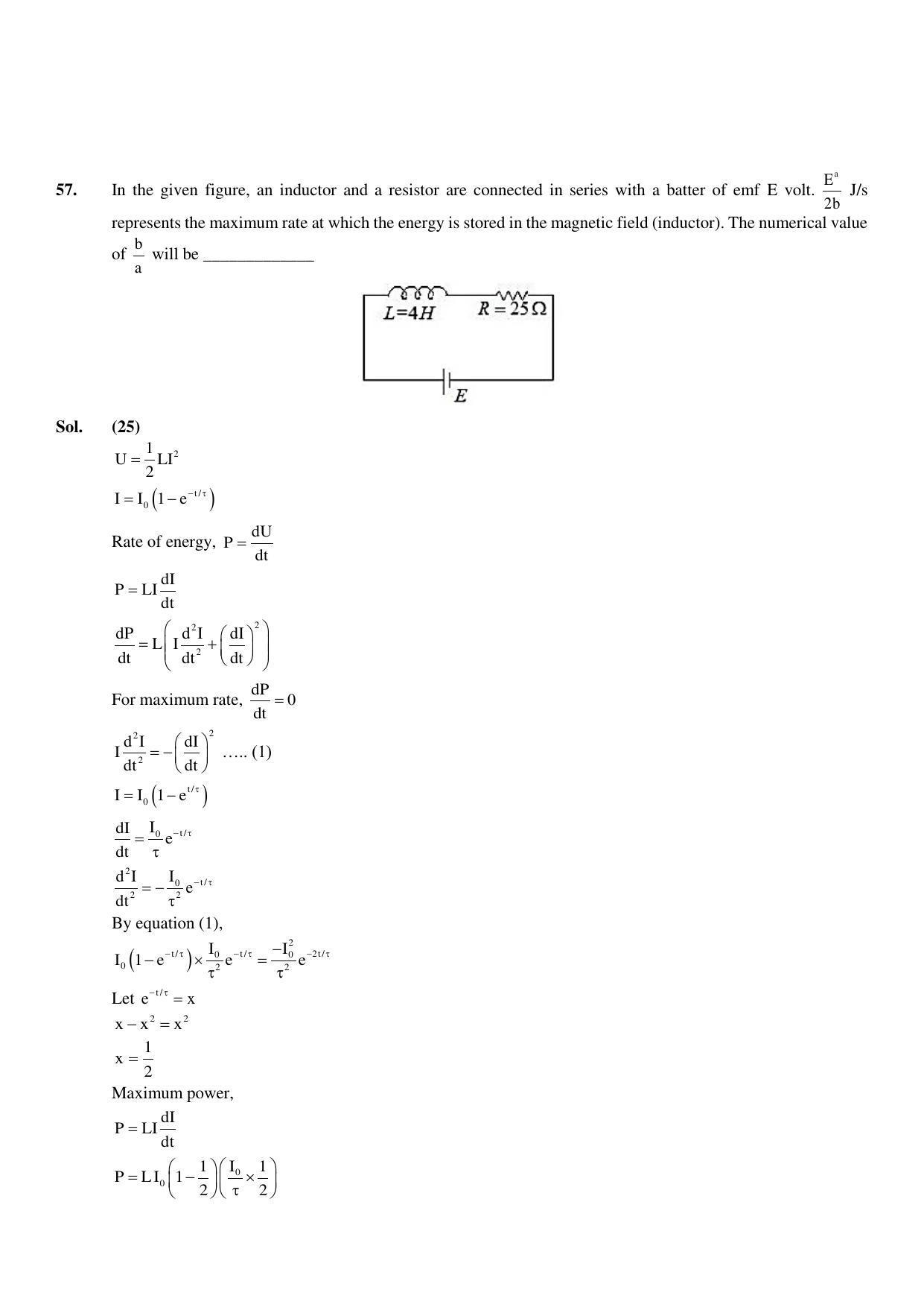 JEE Mains 2023: 13th April 2023 Shift-1 (Morning) Question Paper With Solution (April, Session-2) - Page 26