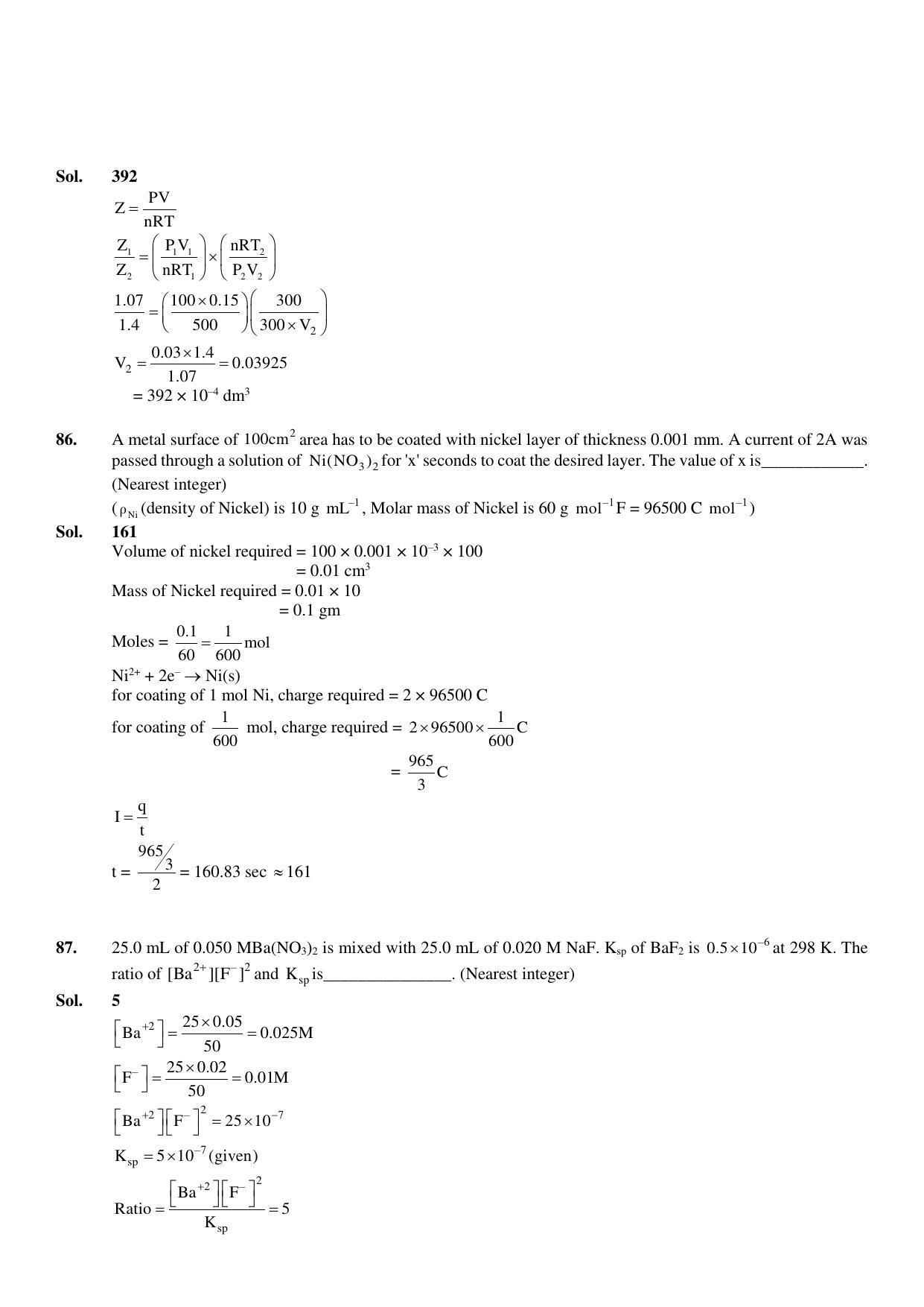 JEE Mains 2023: 13th April 2023 Shift-1 (Morning) Question Paper With Solution (April, Session-2) - Page 37