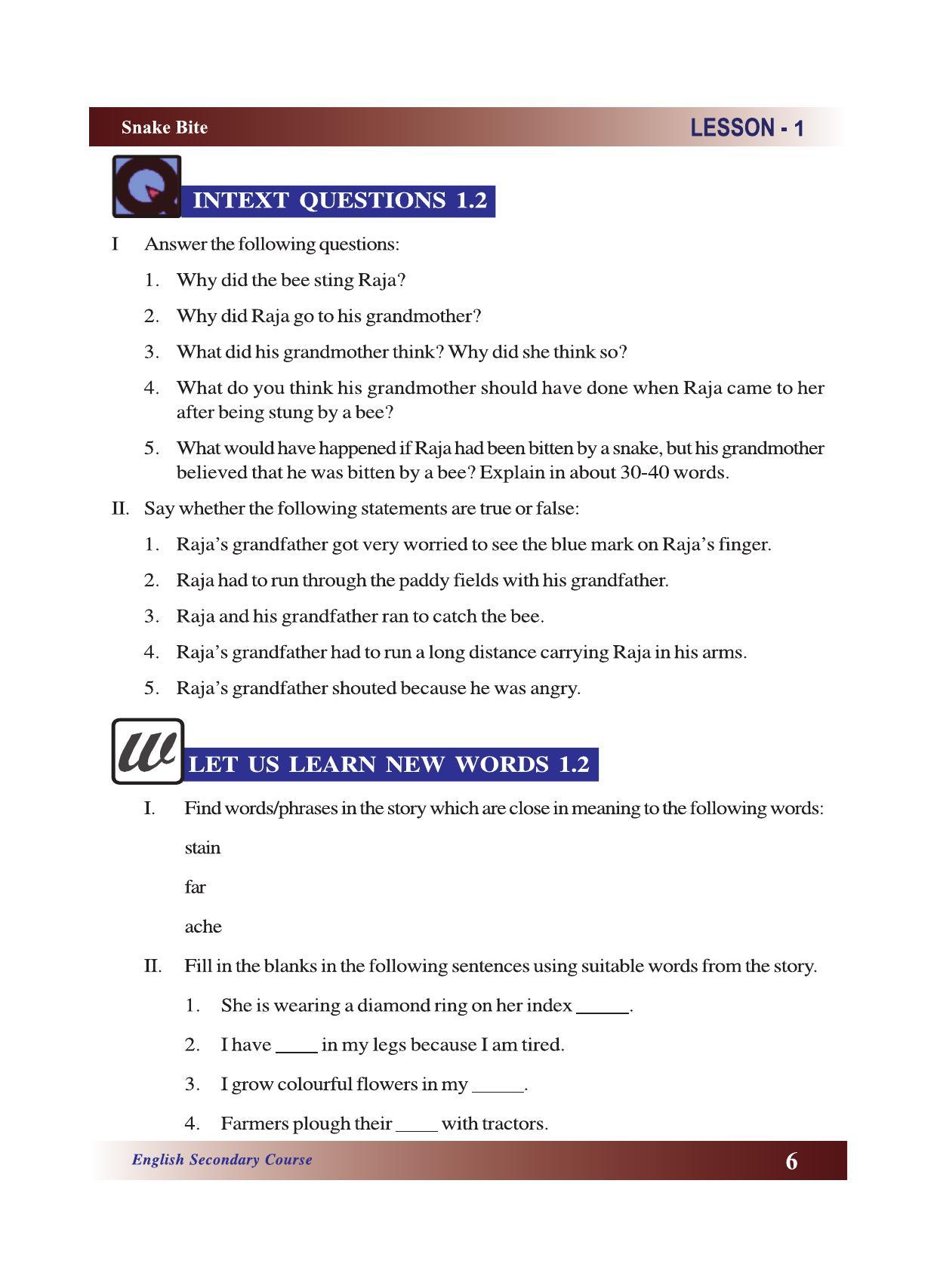 CGSOS Class 10 English eBook (English Medium) - Page 12