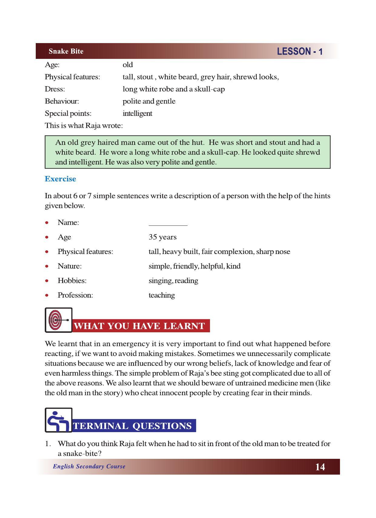 CGSOS Class 10 English eBook (English Medium) - Page 20