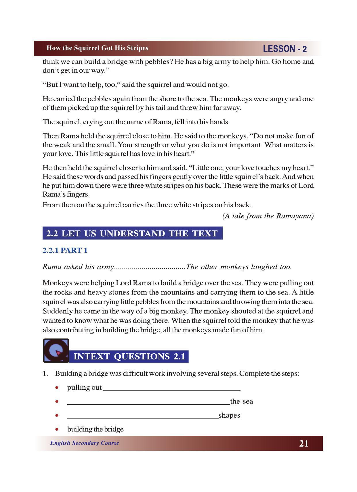 CGSOS Class 10 English eBook (English Medium) - Page 27
