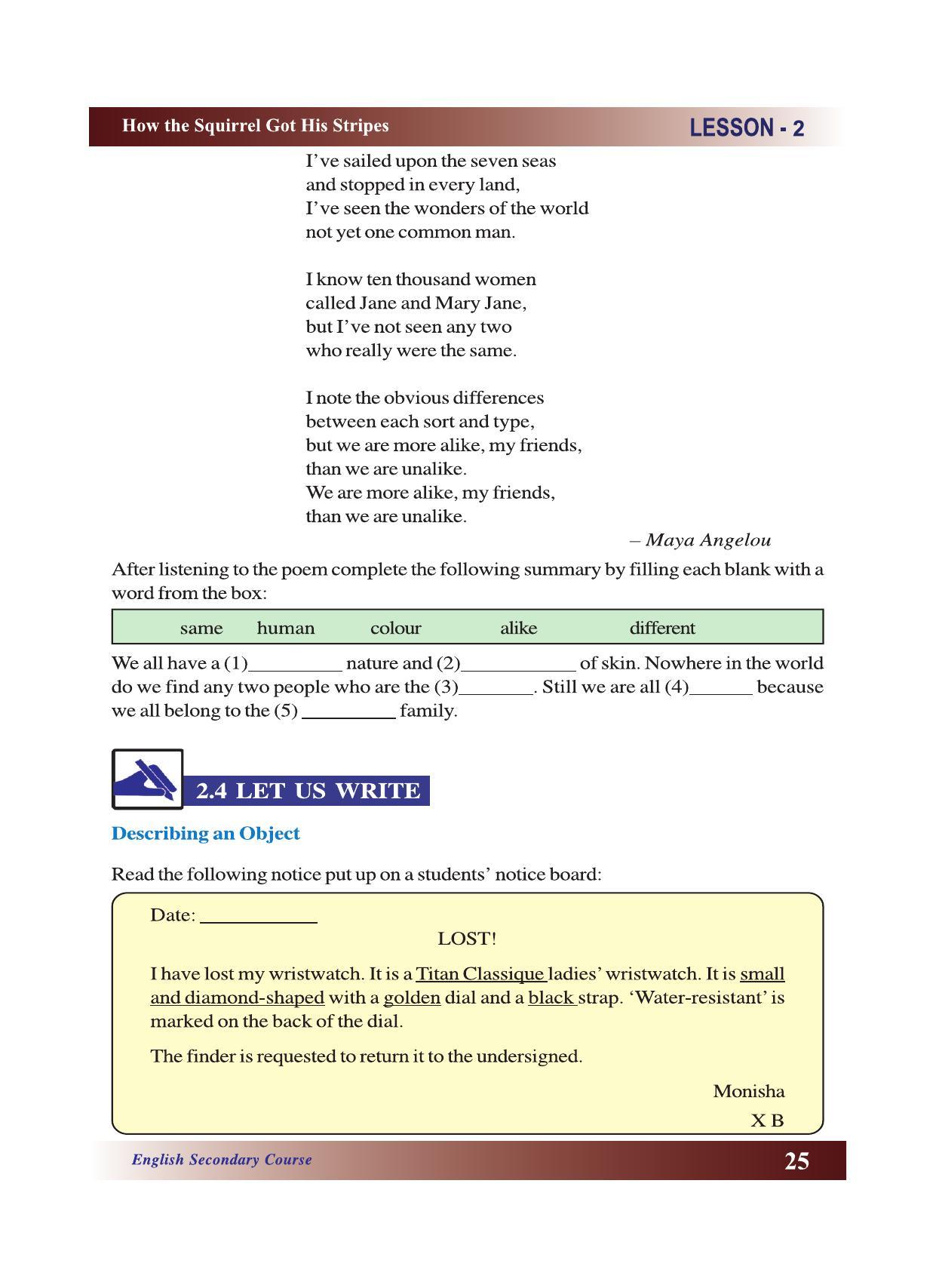 CGSOS Class 10 English eBook (English Medium) - Page 31