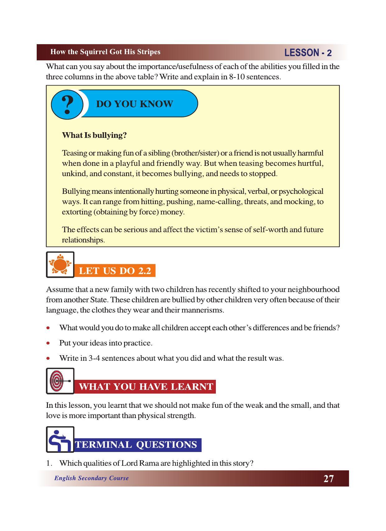 CGSOS Class 10 English eBook (English Medium) - Page 33