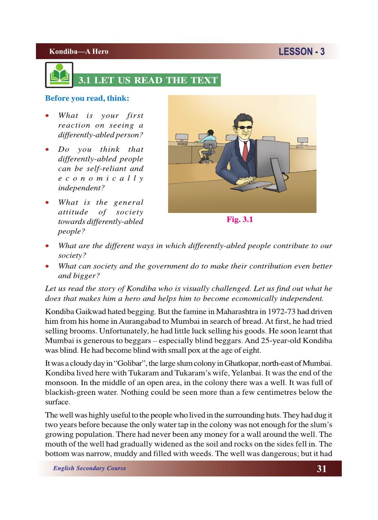 CGSOS Class 10 English eBook (English Medium) - Page 37