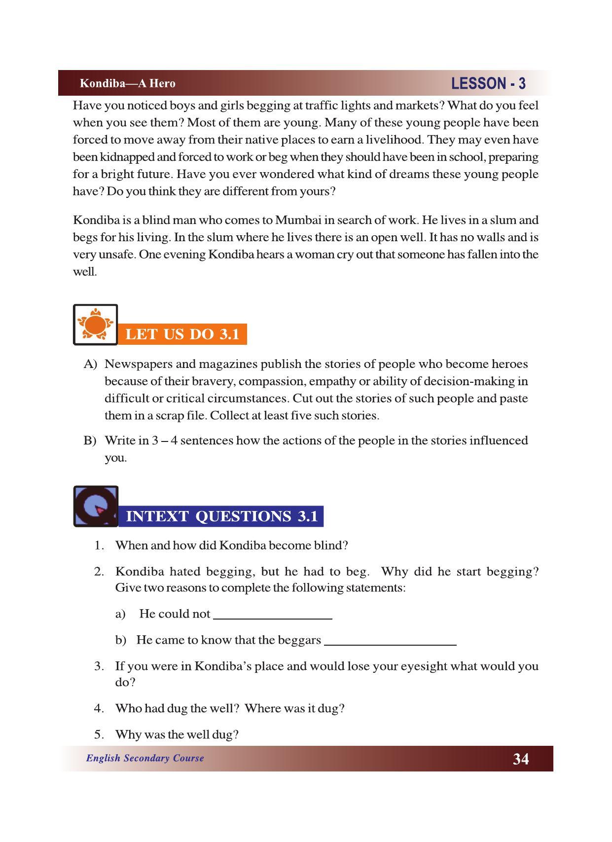 CGSOS Class 10 English eBook (English Medium) - Page 40