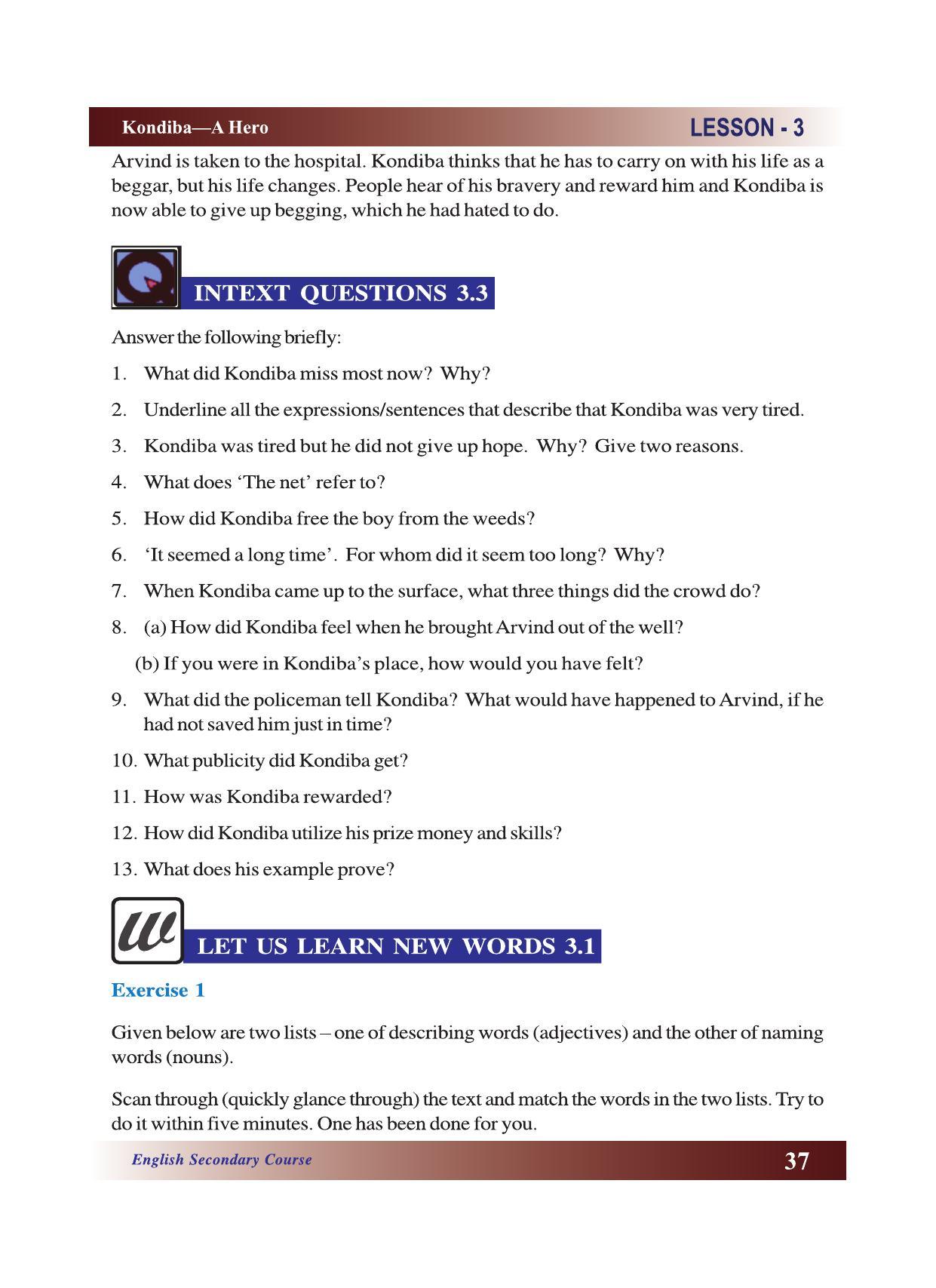 CGSOS Class 10 English eBook (English Medium) - Page 43