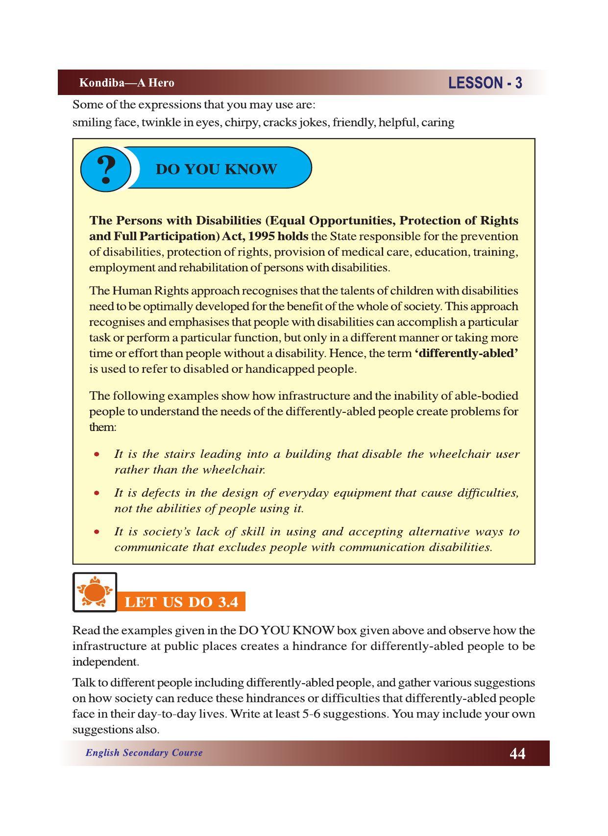 CGSOS Class 10 English eBook (English Medium) - Page 50