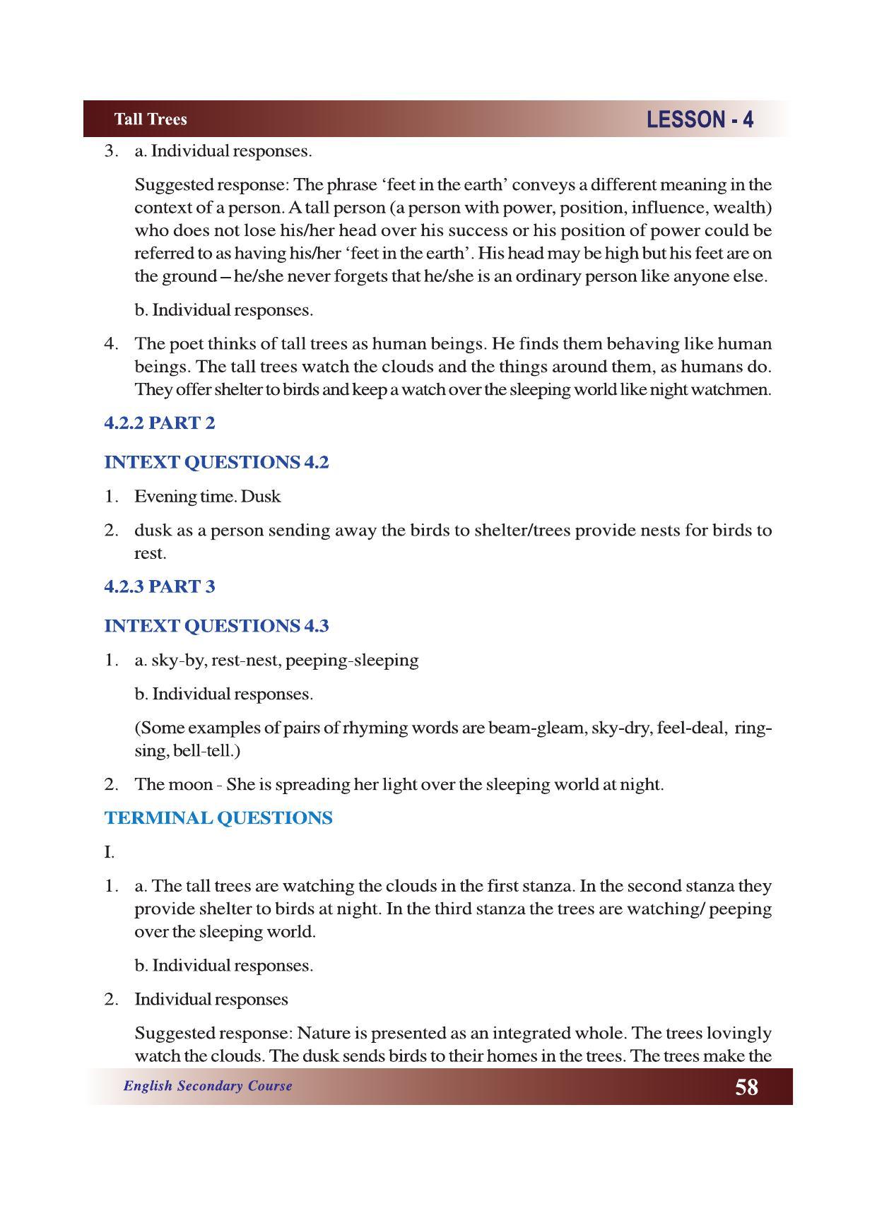 CGSOS Class 10 English eBook (English Medium) - Page 64