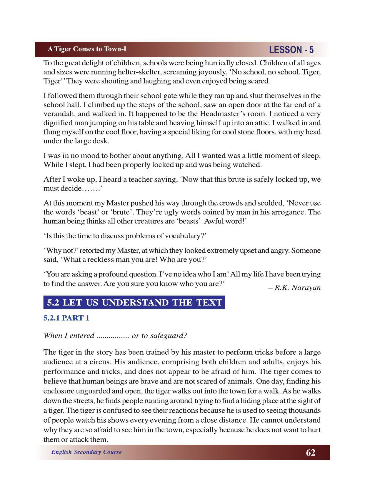 CGSOS Class 10 English eBook (English Medium) - Page 68