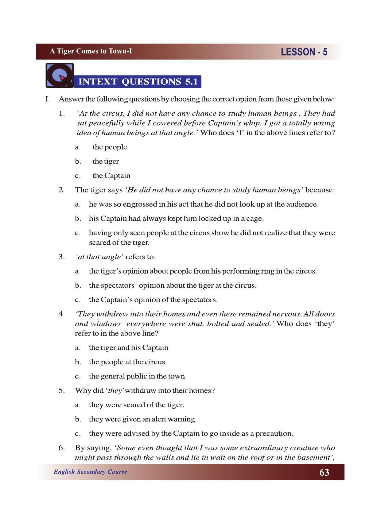 CGSOS Class 10 English eBook (English Medium) - Page 69