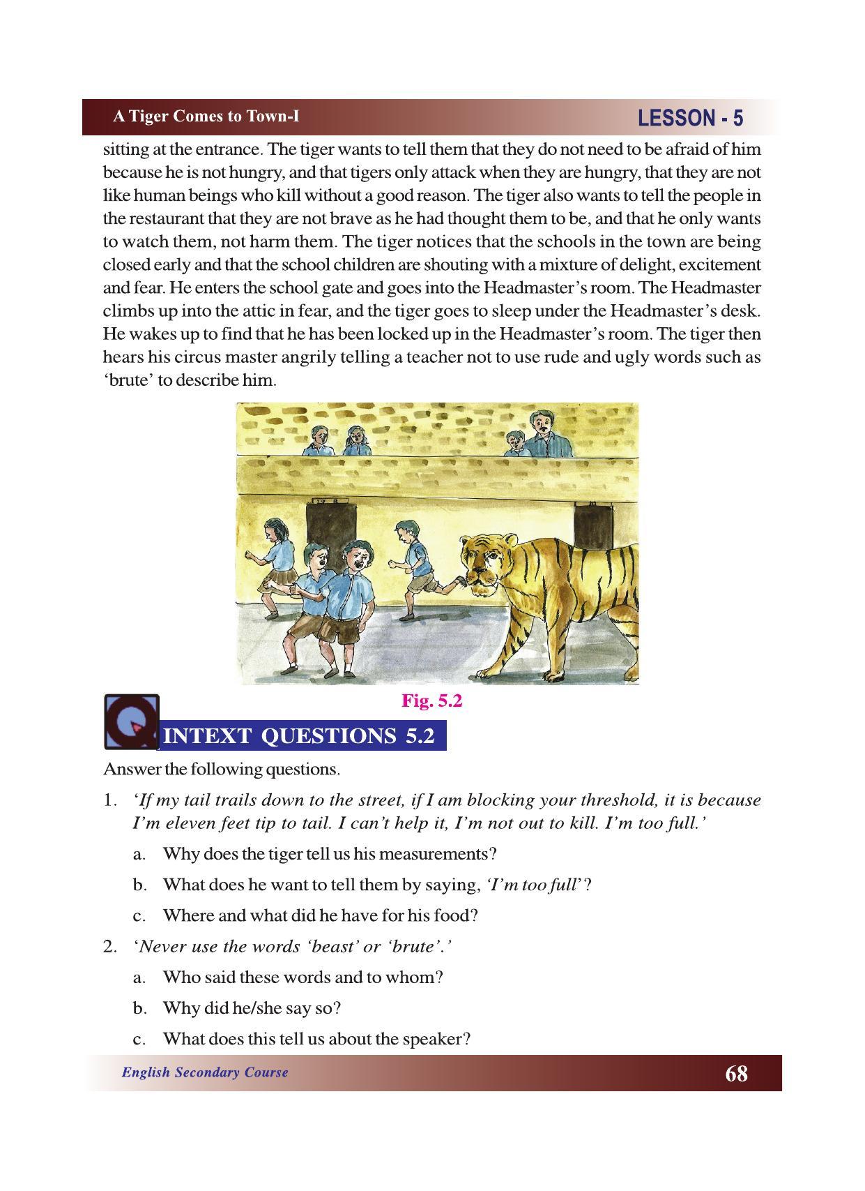 CGSOS Class 10 English eBook (English Medium) - Page 74
