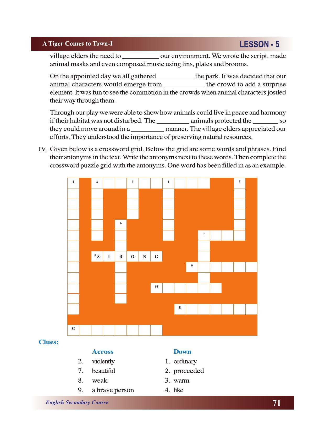 CGSOS Class 10 English eBook (English Medium) - Page 77