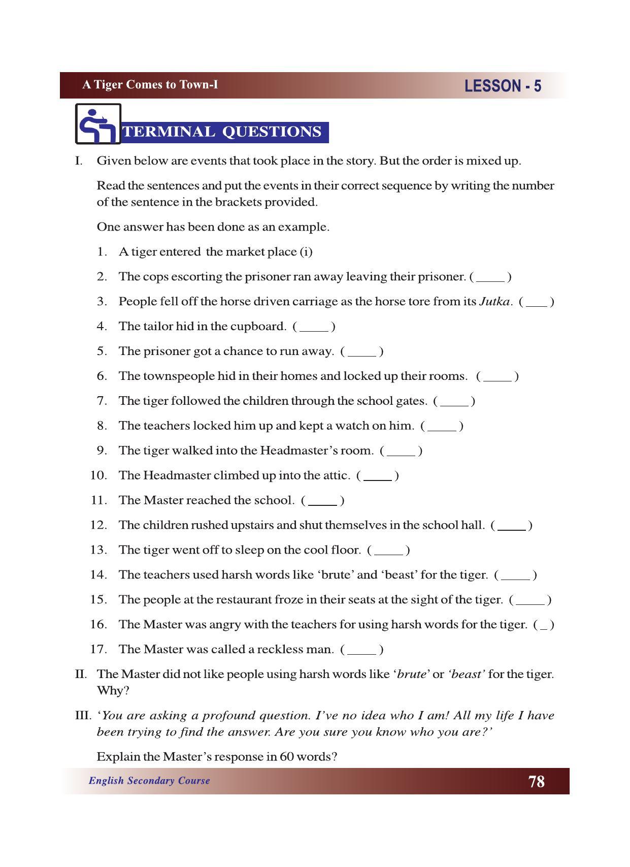 CGSOS Class 10 English eBook (English Medium) - Page 84