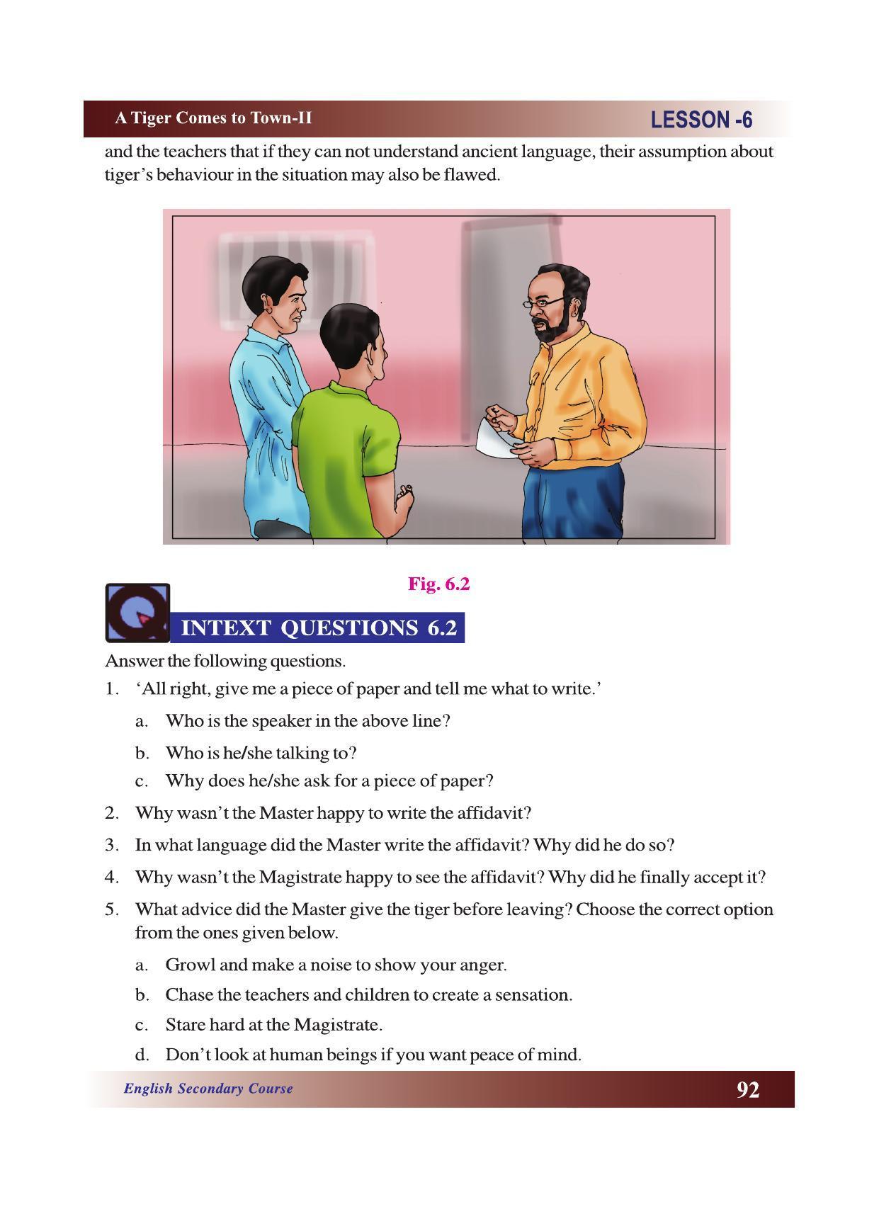 CGSOS Class 10 English eBook (English Medium) - Page 98