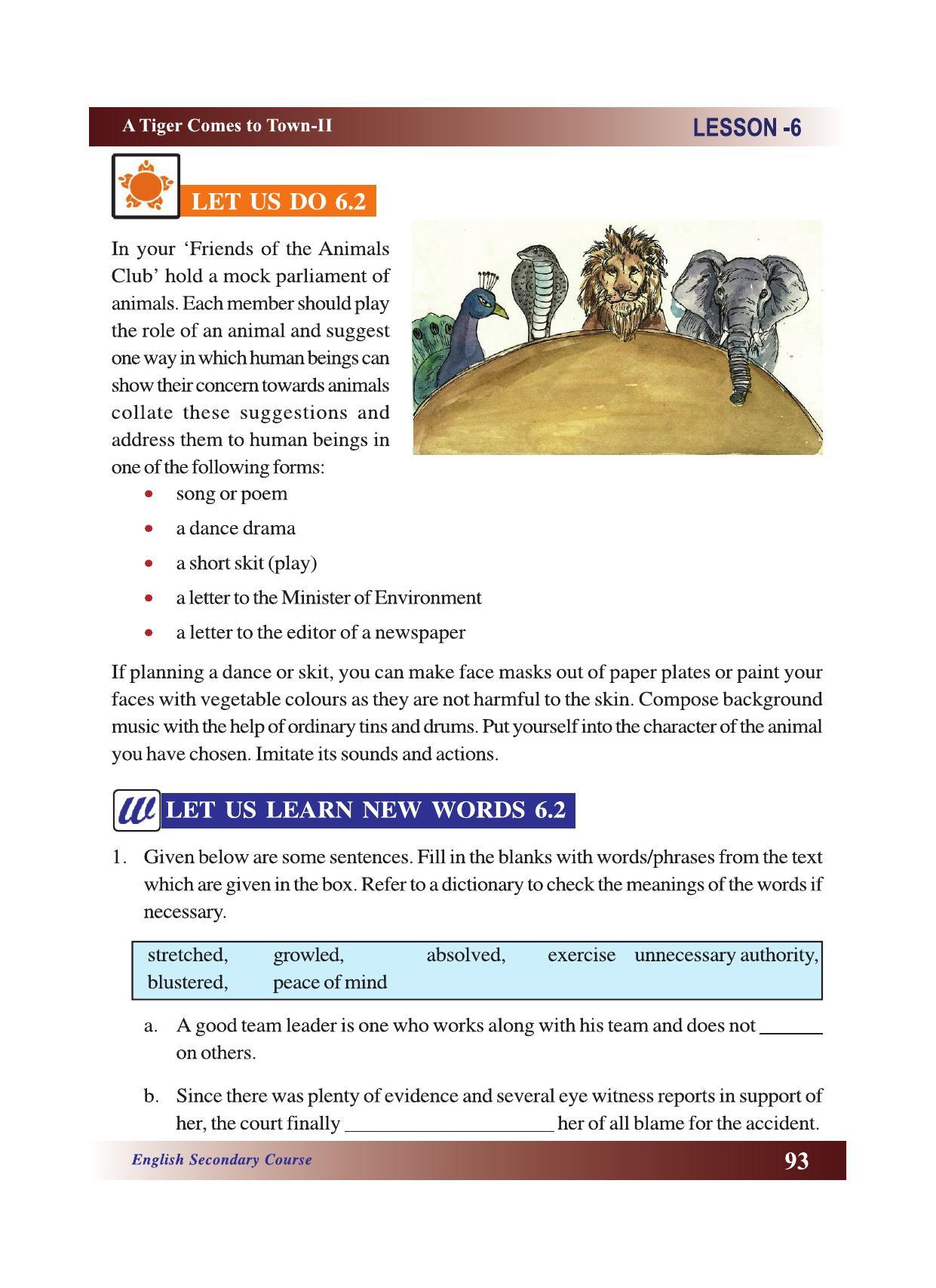 CGSOS Class 10 English eBook (English Medium) - Page 99
