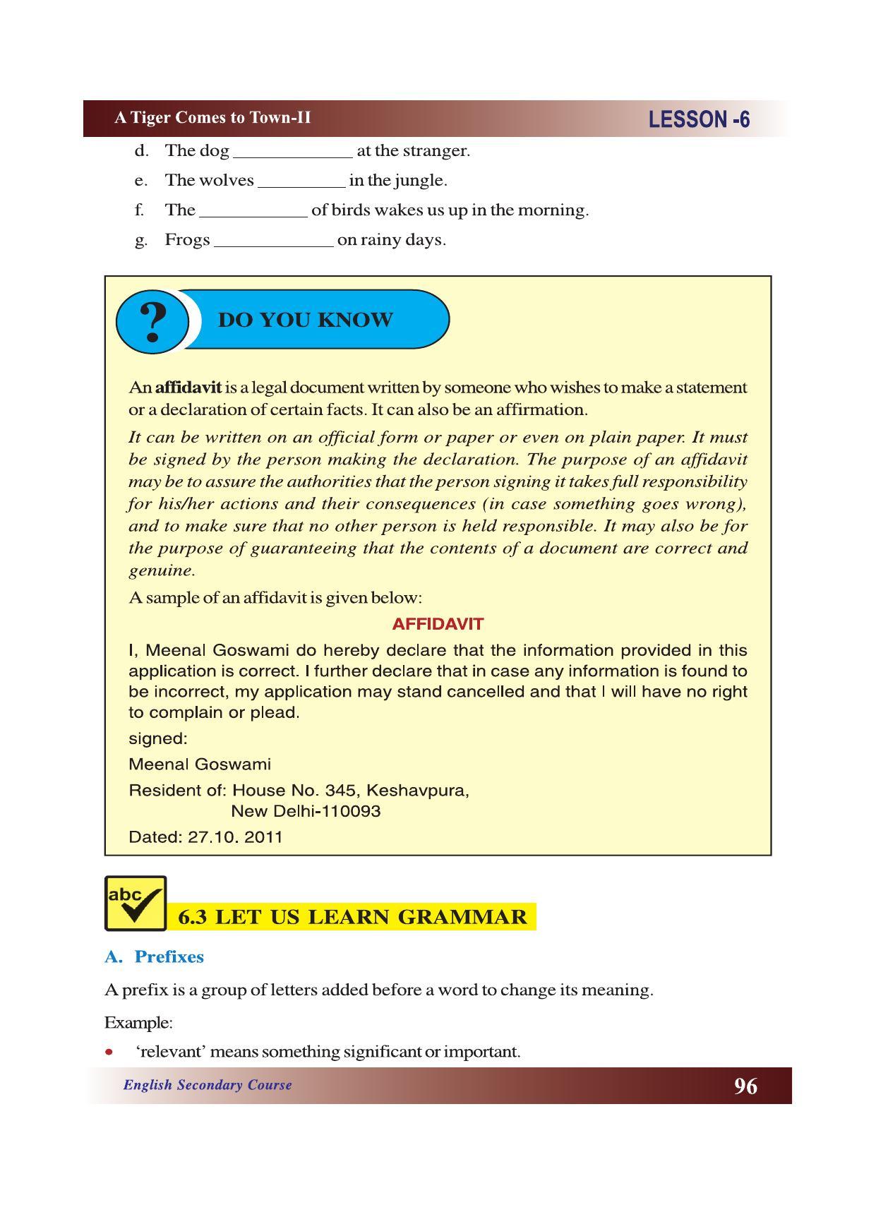 CGSOS Class 10 English eBook (English Medium) - Page 102