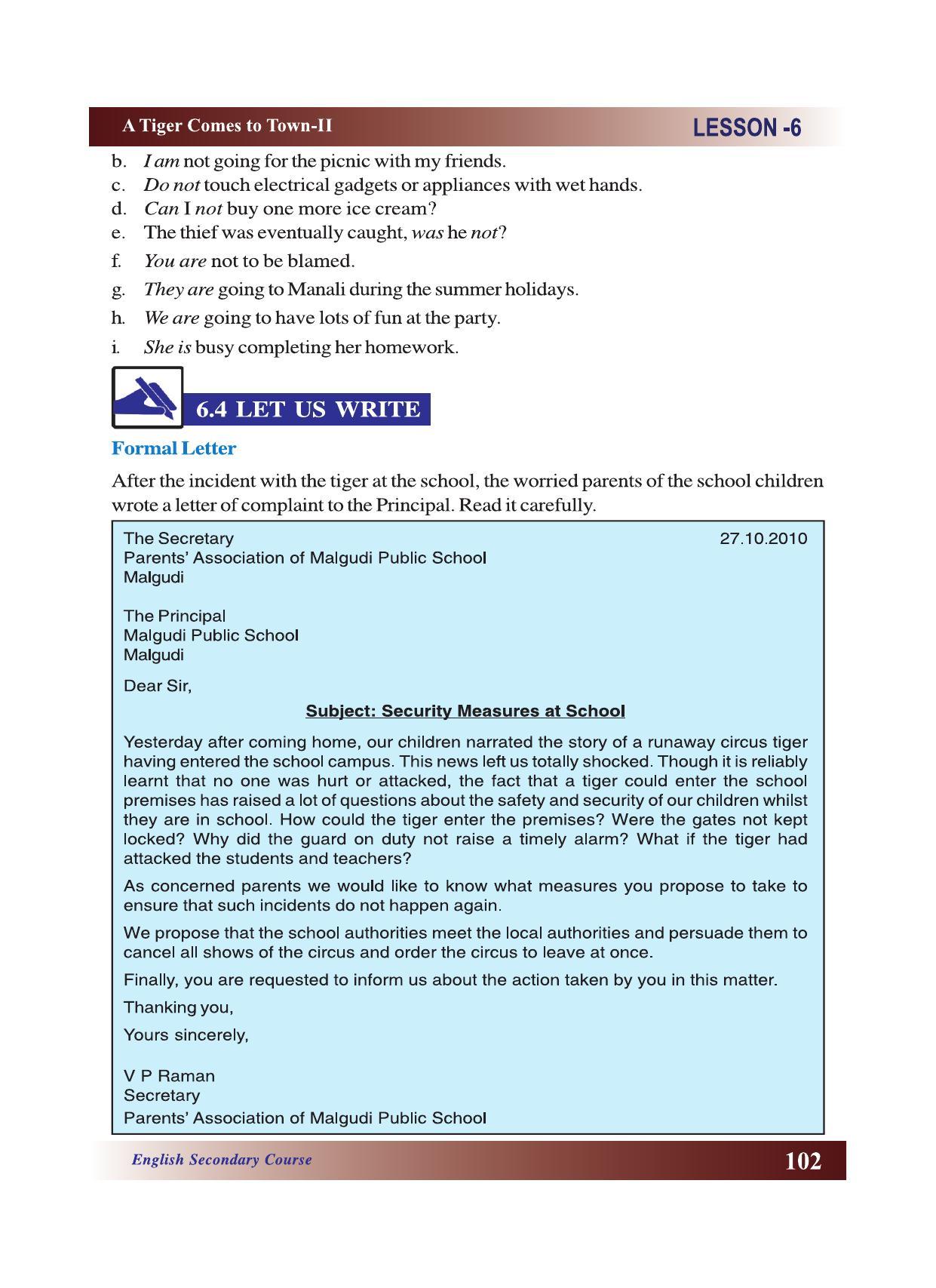 CGSOS Class 10 English eBook (English Medium) - Page 108