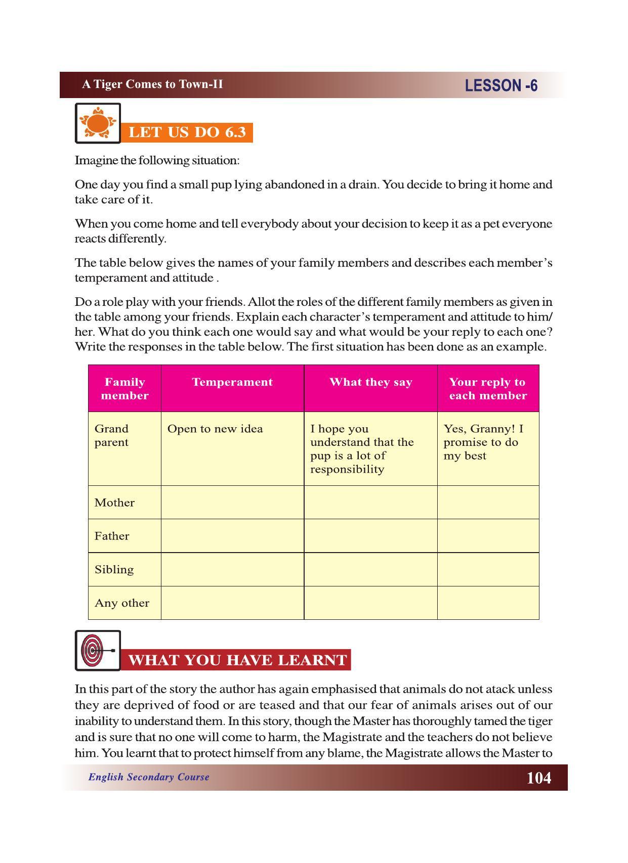 CGSOS Class 10 English eBook (English Medium) - Page 110