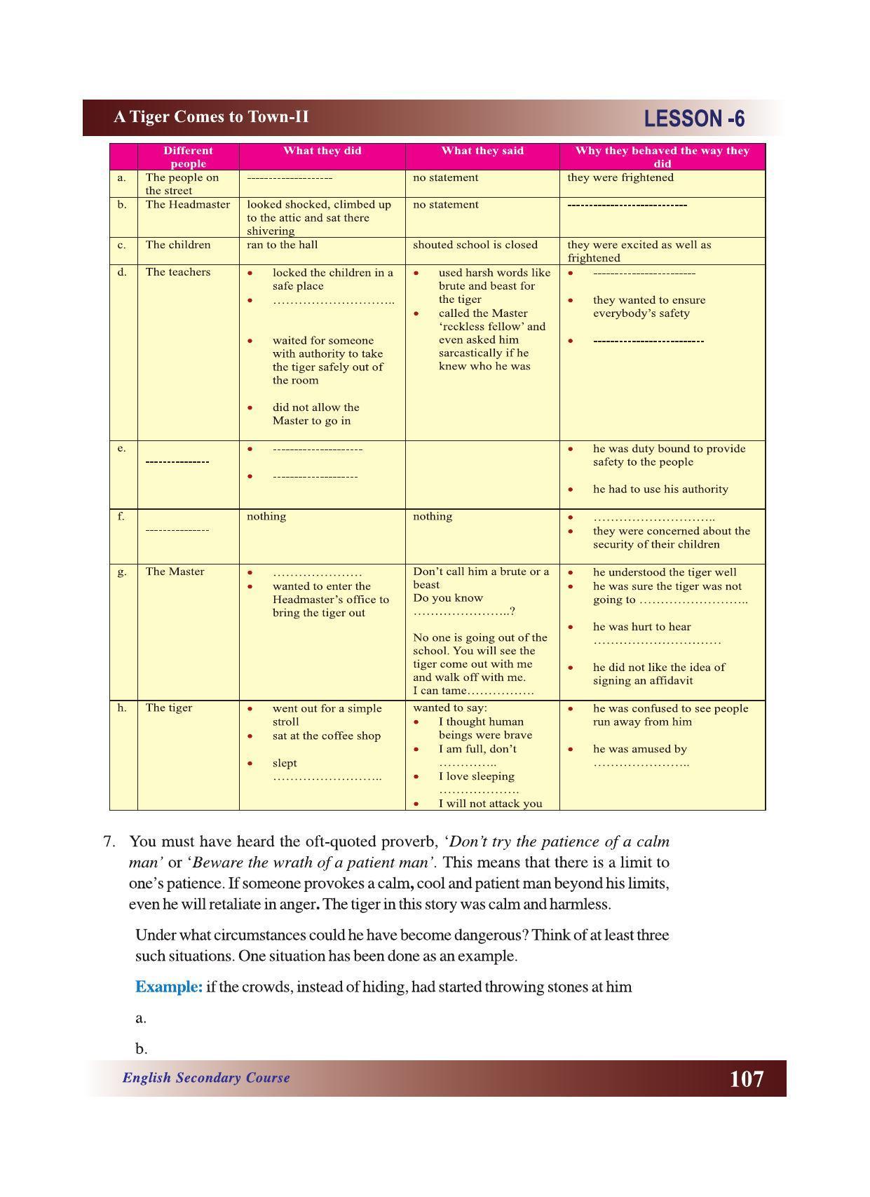 CGSOS Class 10 English eBook (English Medium) - Page 113