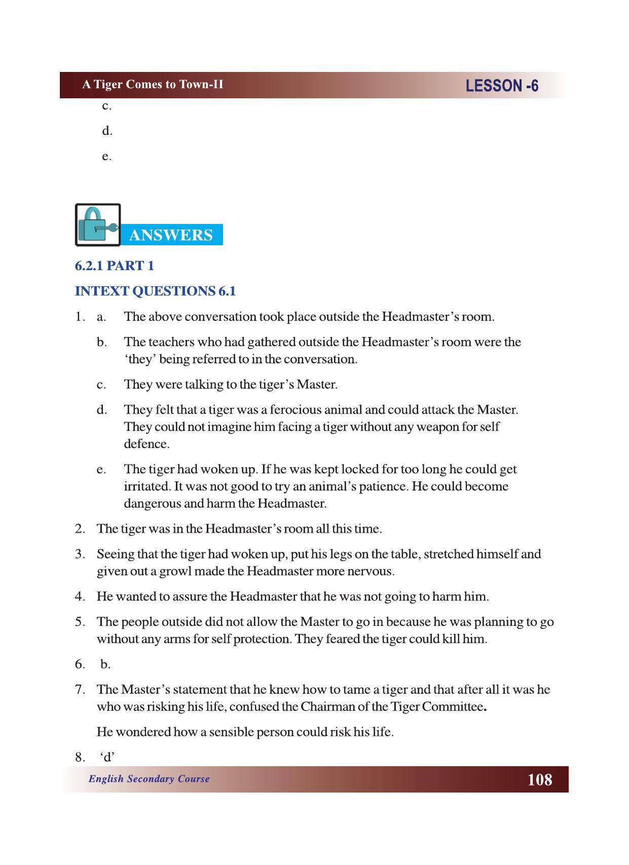 CGSOS Class 10 English eBook (English Medium) - Page 114