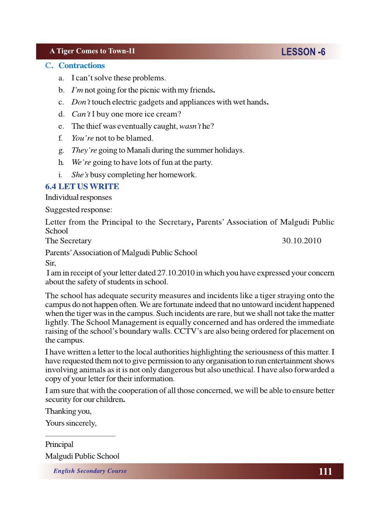 CGSOS Class 10 English eBook (English Medium) - Page 117