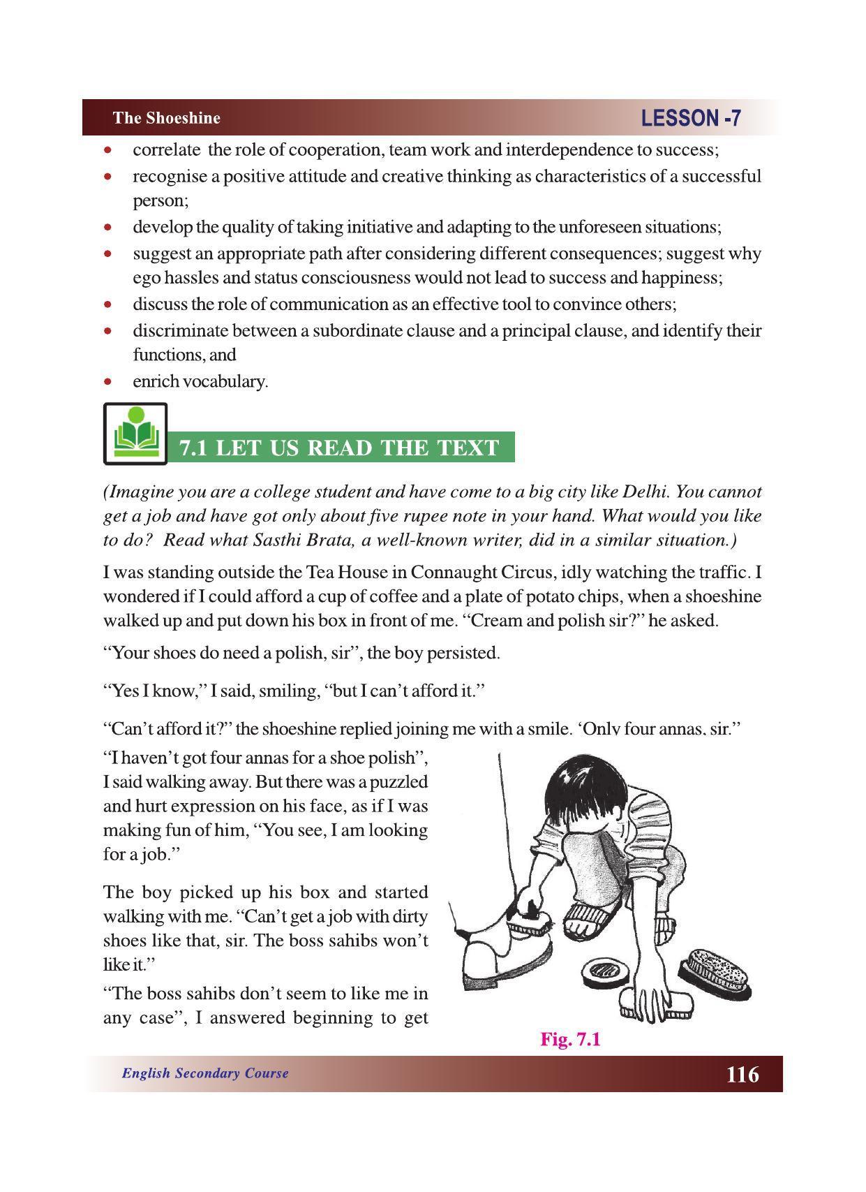 CGSOS Class 10 English eBook (English Medium) - Page 122