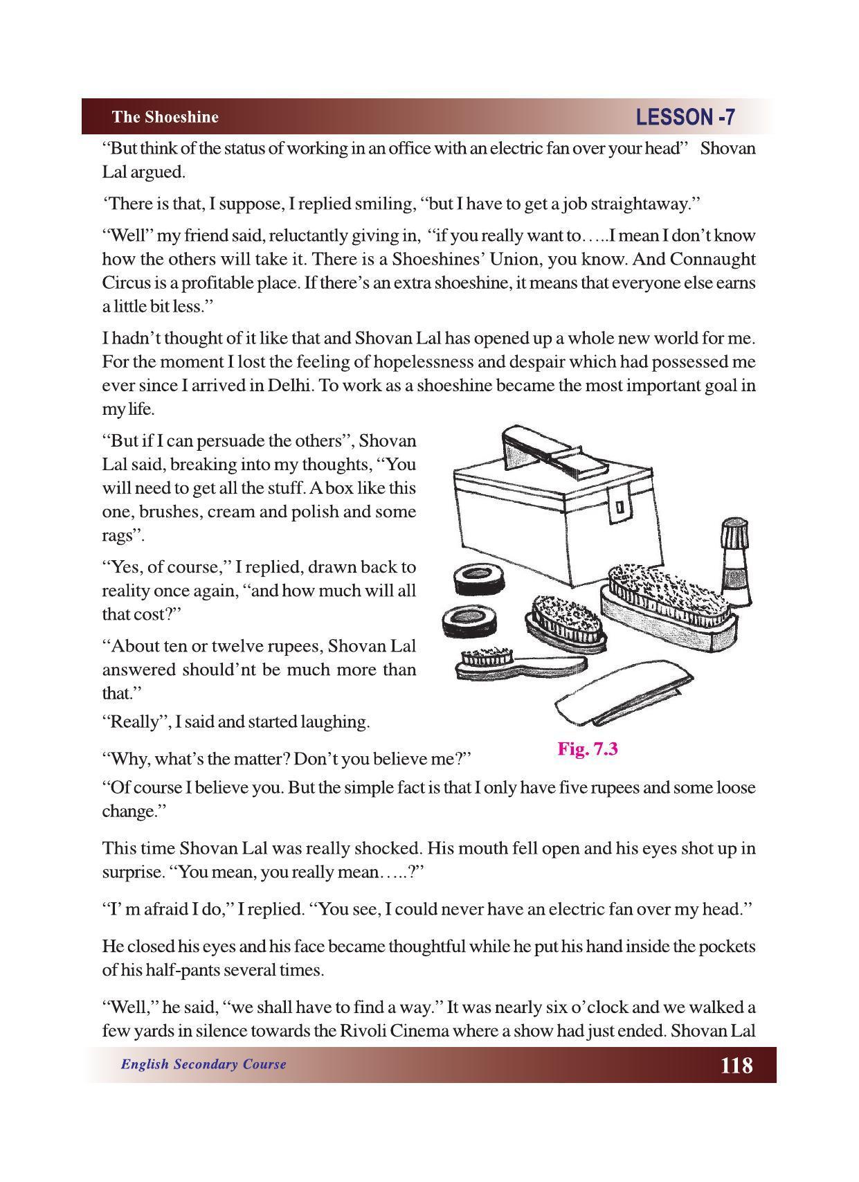 CGSOS Class 10 English eBook (English Medium) - Page 124