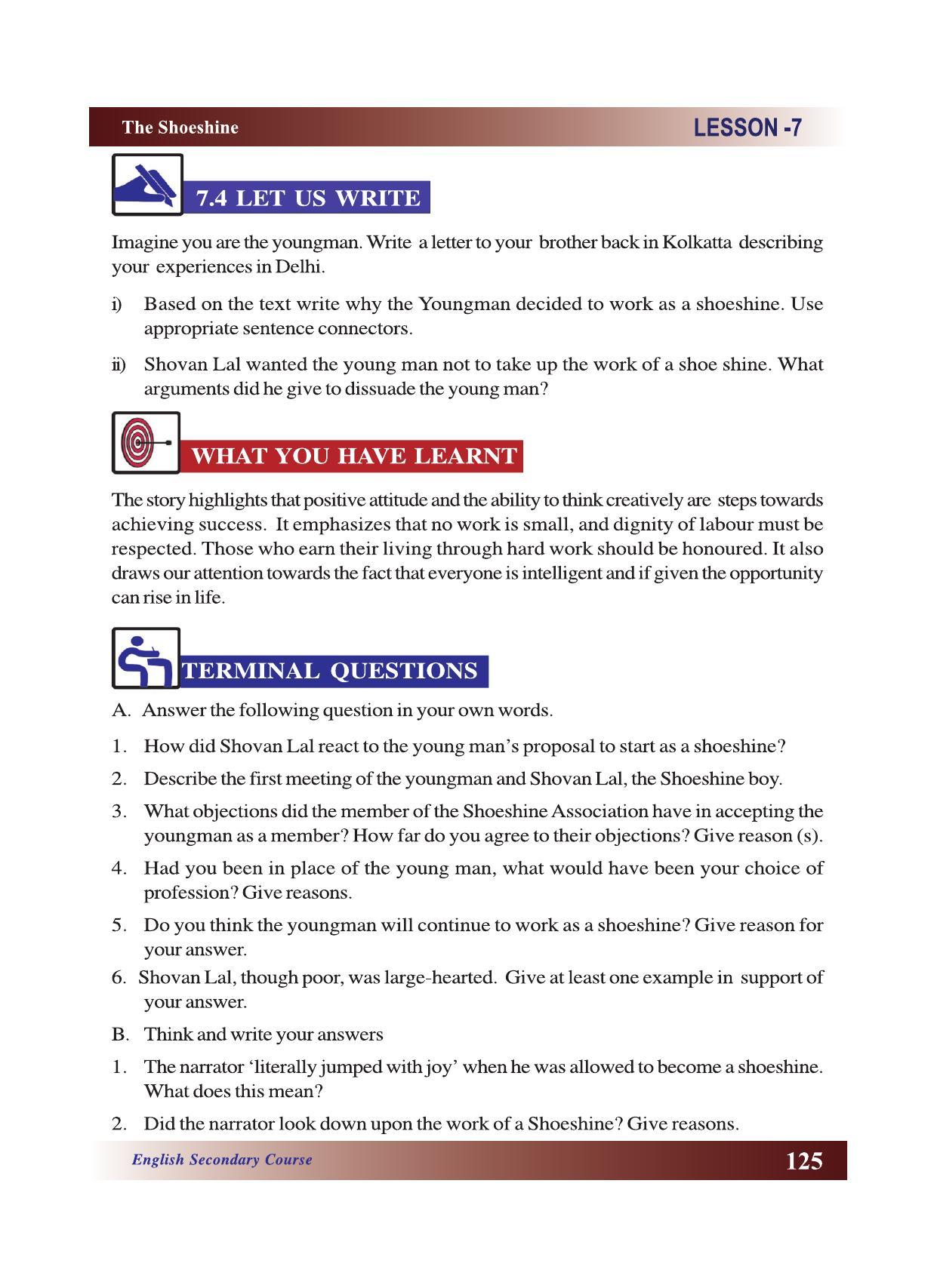 CGSOS Class 10 English eBook (English Medium) - Page 131