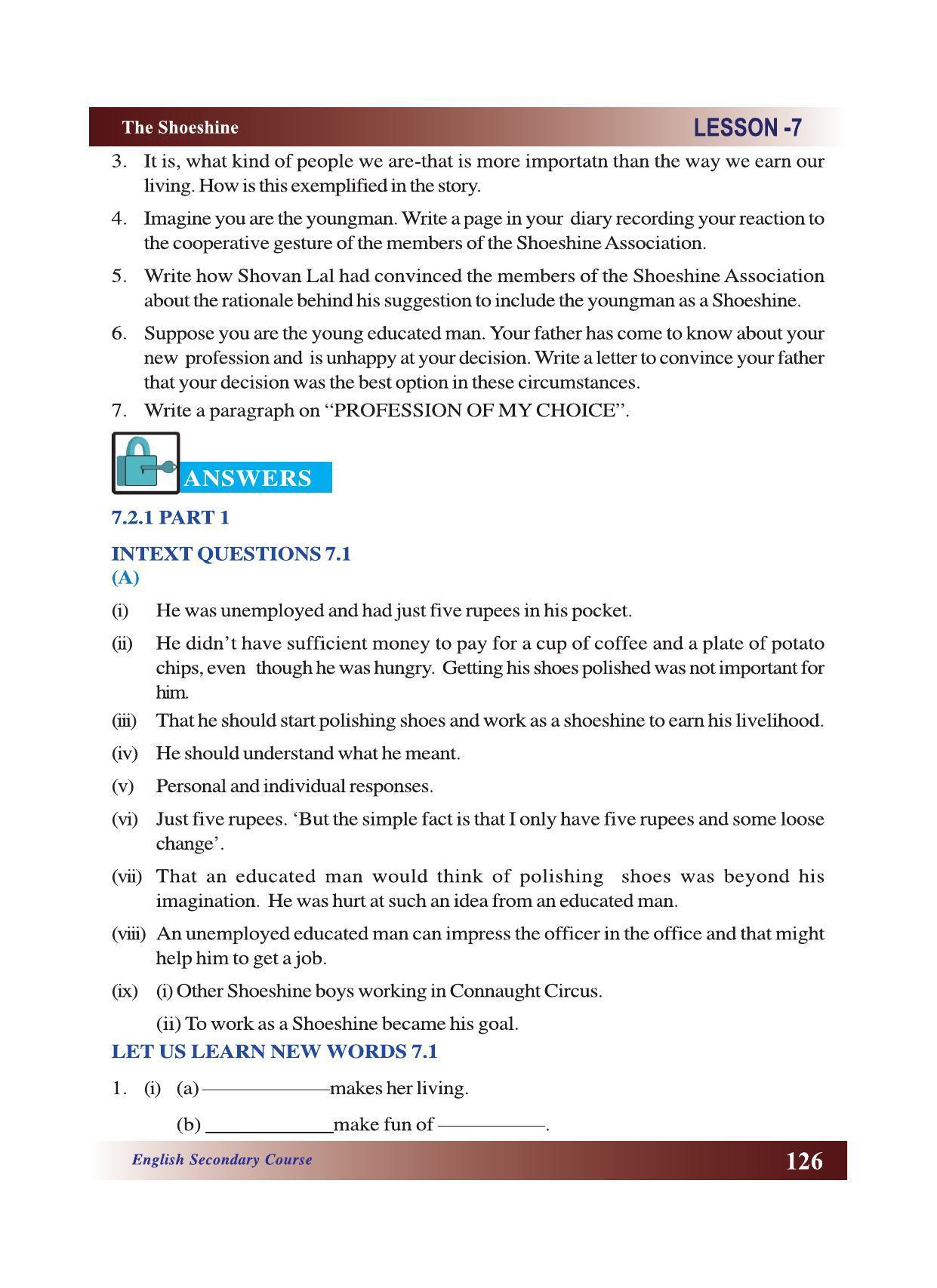 CGSOS Class 10 English eBook (English Medium) - Page 132