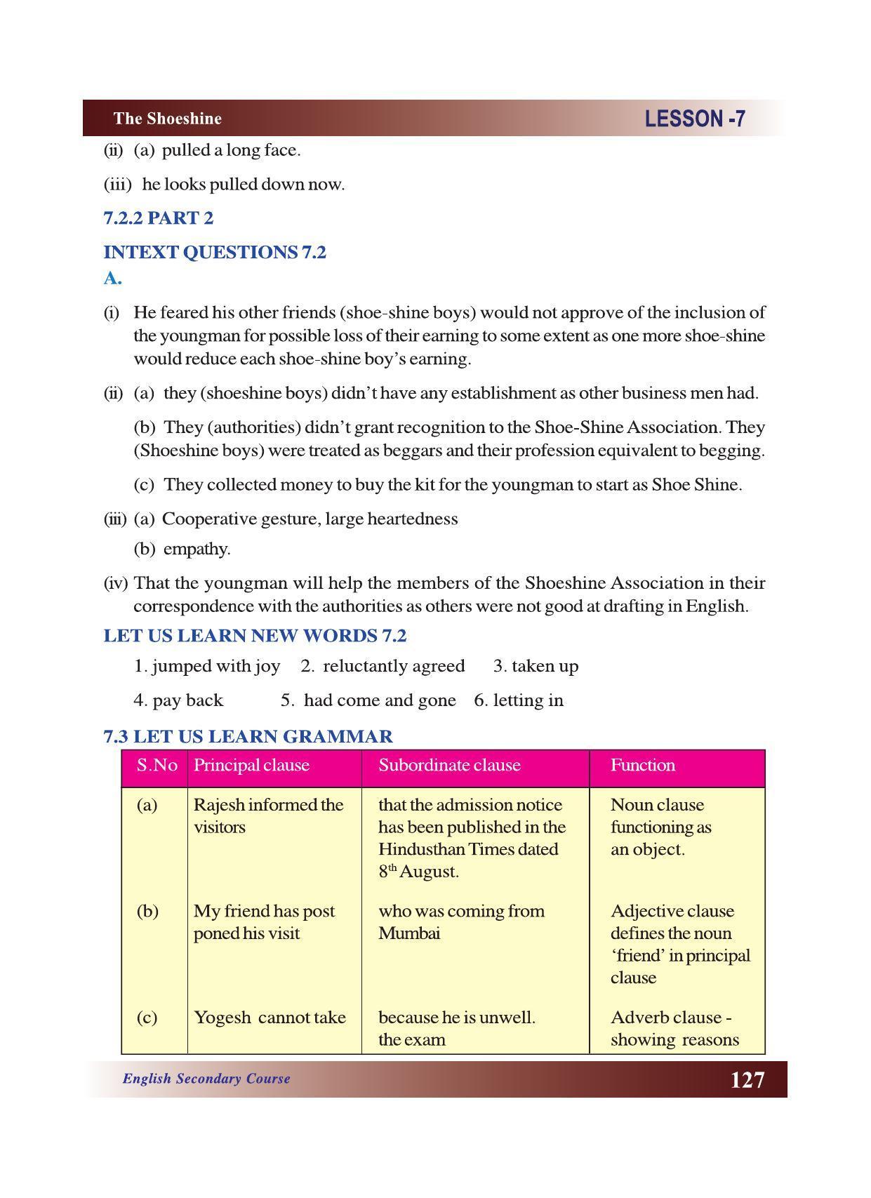CGSOS Class 10 English eBook (English Medium) - Page 133