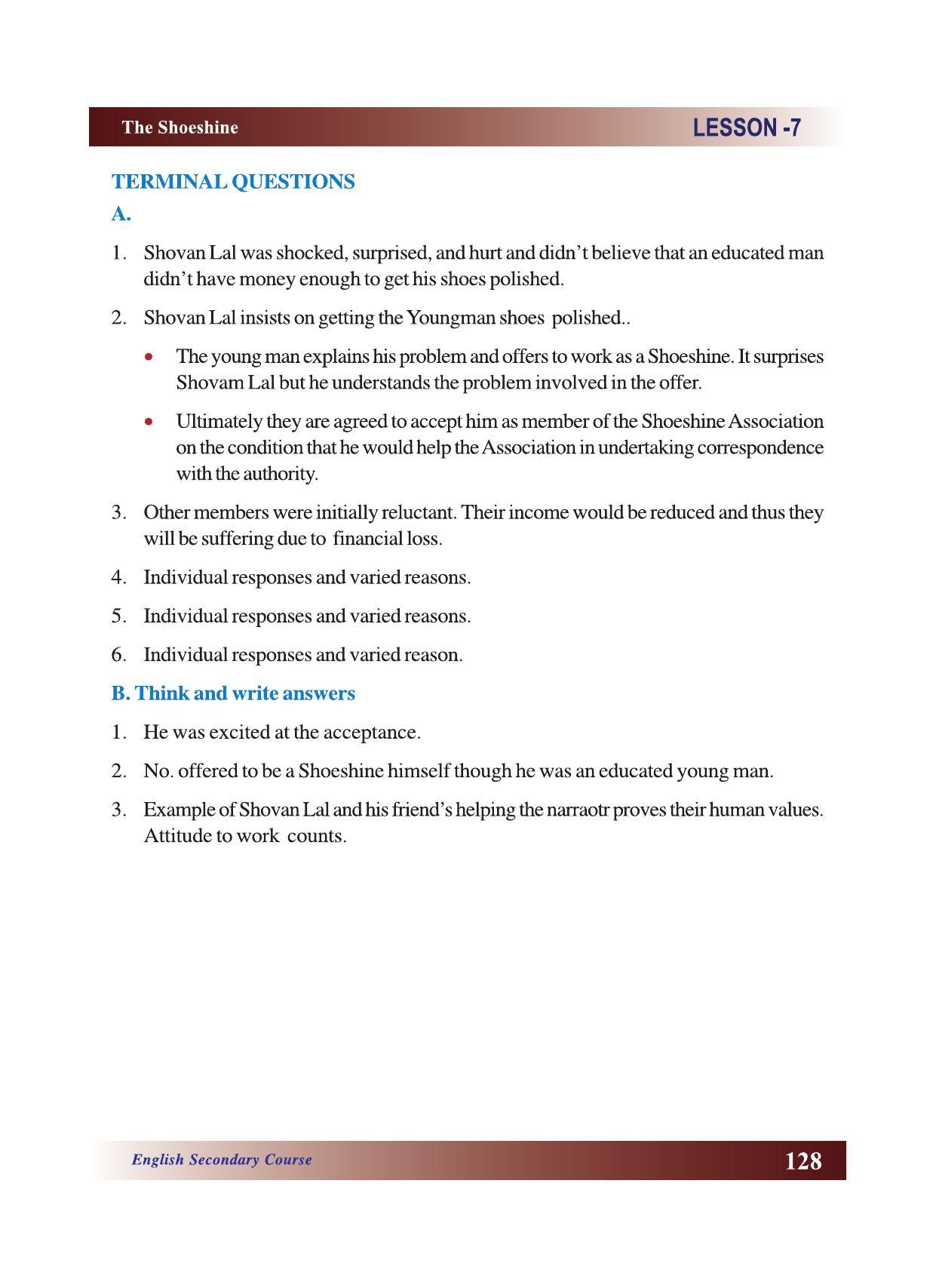 CGSOS Class 10 English eBook (English Medium) - Page 134