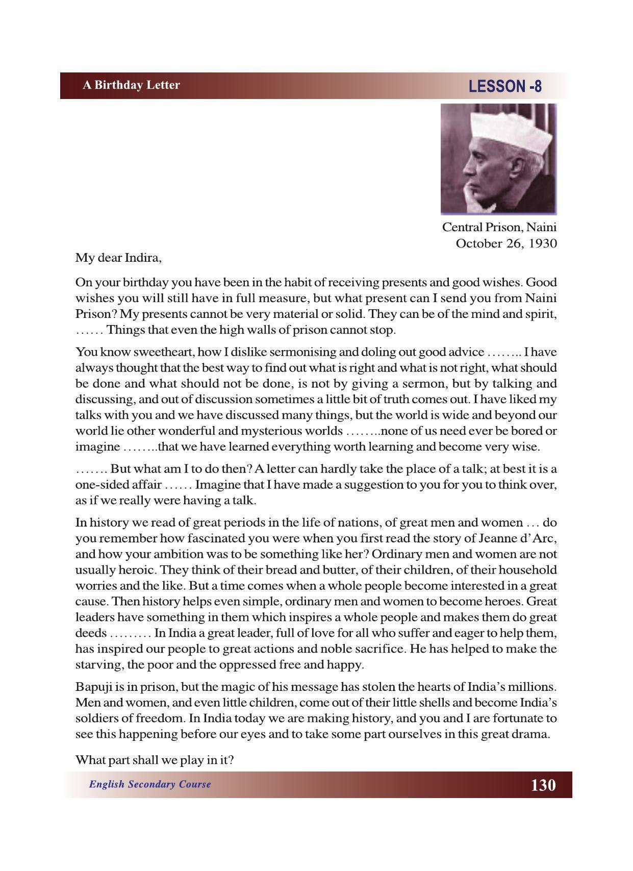 CGSOS Class 10 English eBook (English Medium) - Page 136