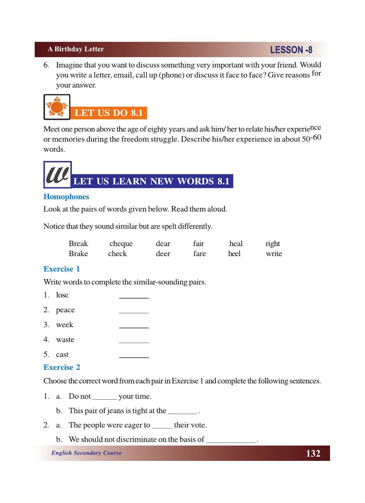 CGSOS Class 10 English eBook (English Medium) - Page 138