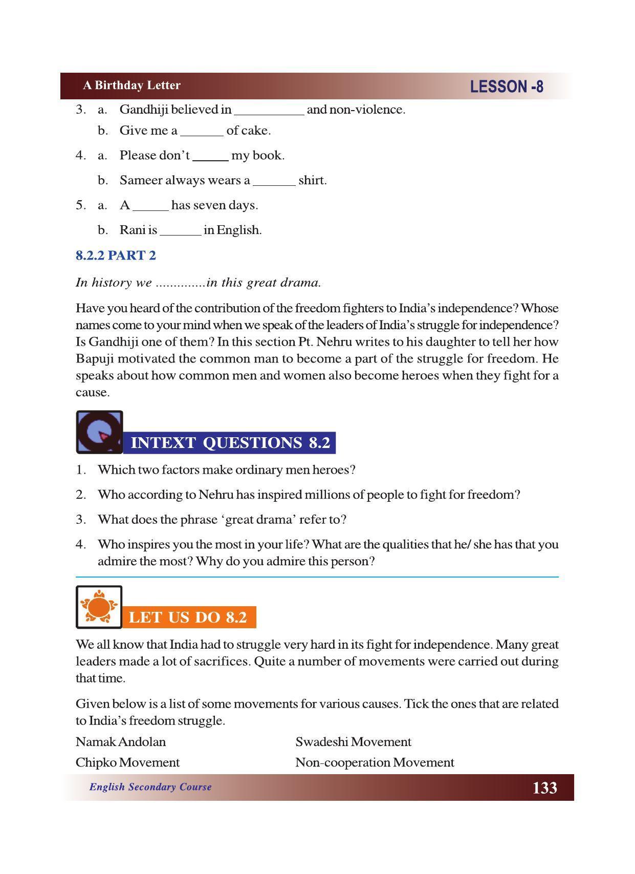 CGSOS Class 10 English eBook (English Medium) - Page 139