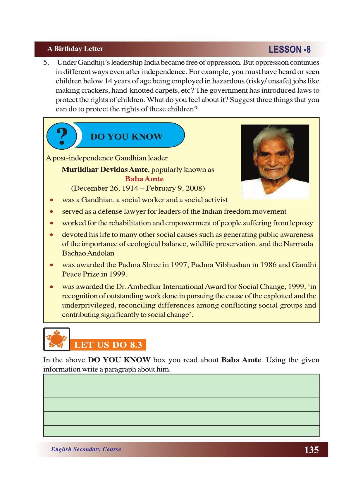 CGSOS Class 10 English eBook (English Medium) - Page 141