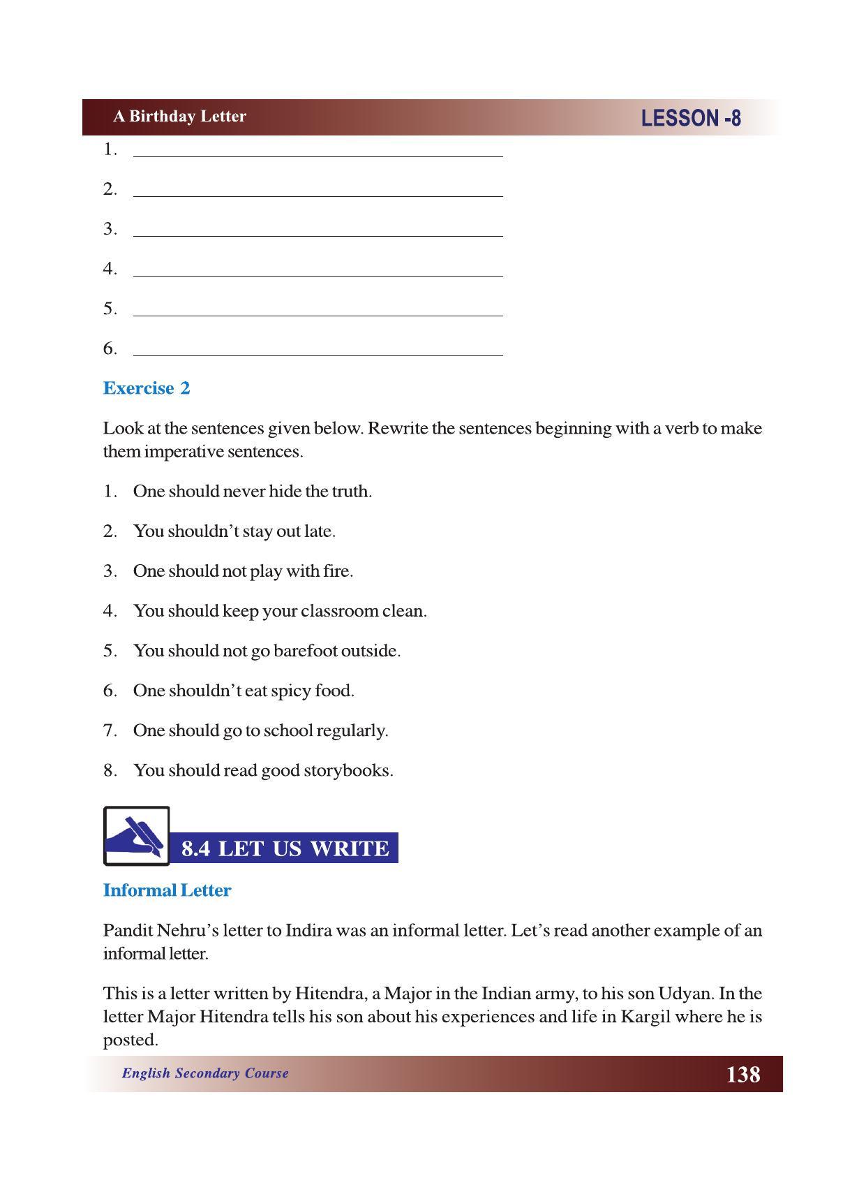 CGSOS Class 10 English eBook (English Medium) - Page 144