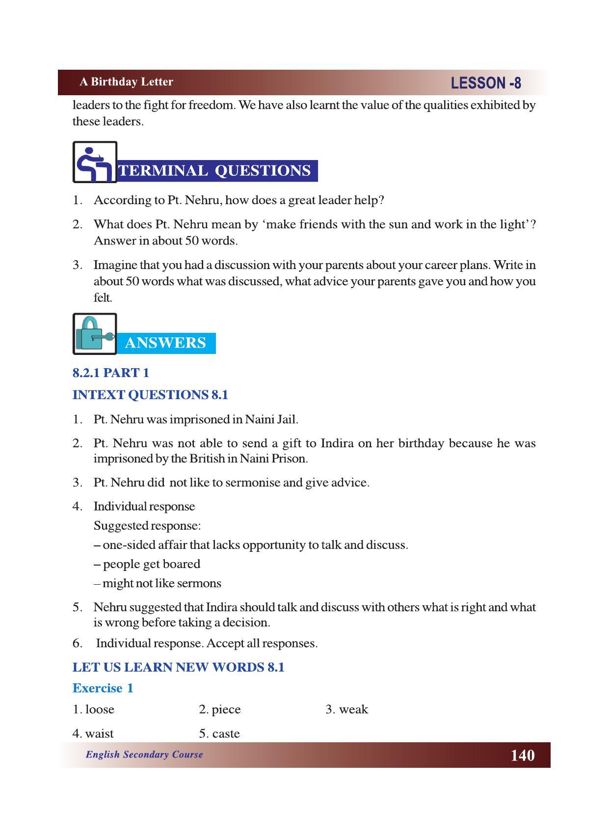 CGSOS Class 10 English eBook (English Medium) - Page 146
