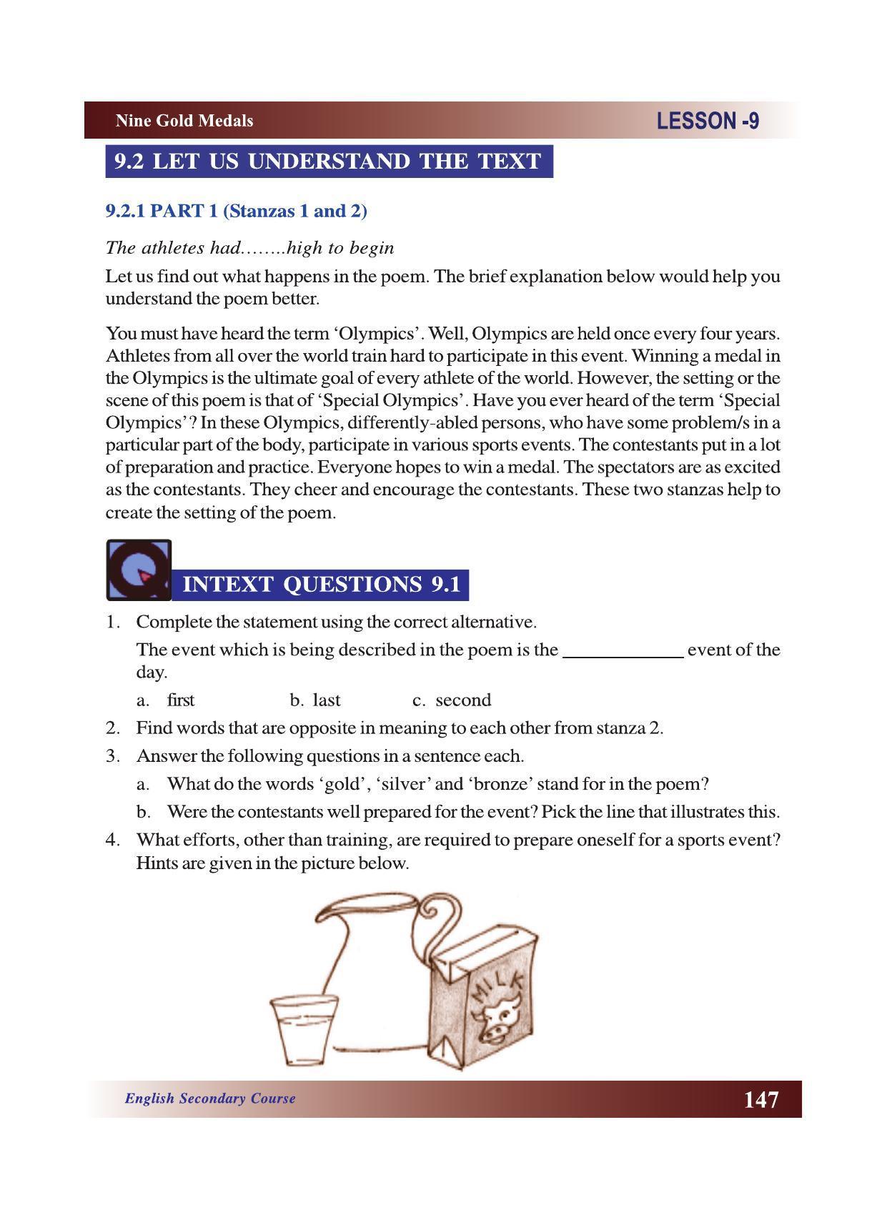 CGSOS Class 10 English eBook (English Medium) - Page 153