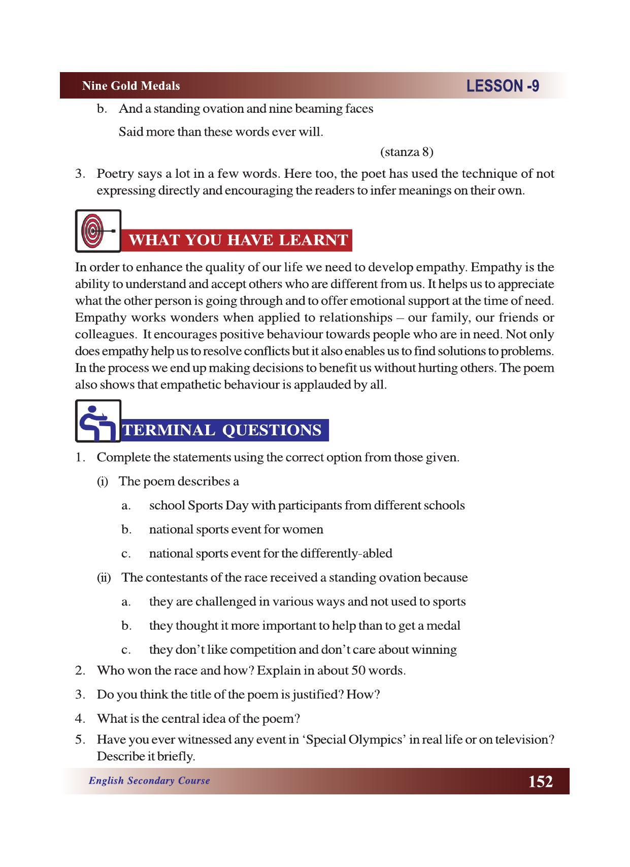CGSOS Class 10 English eBook (English Medium) - Page 158