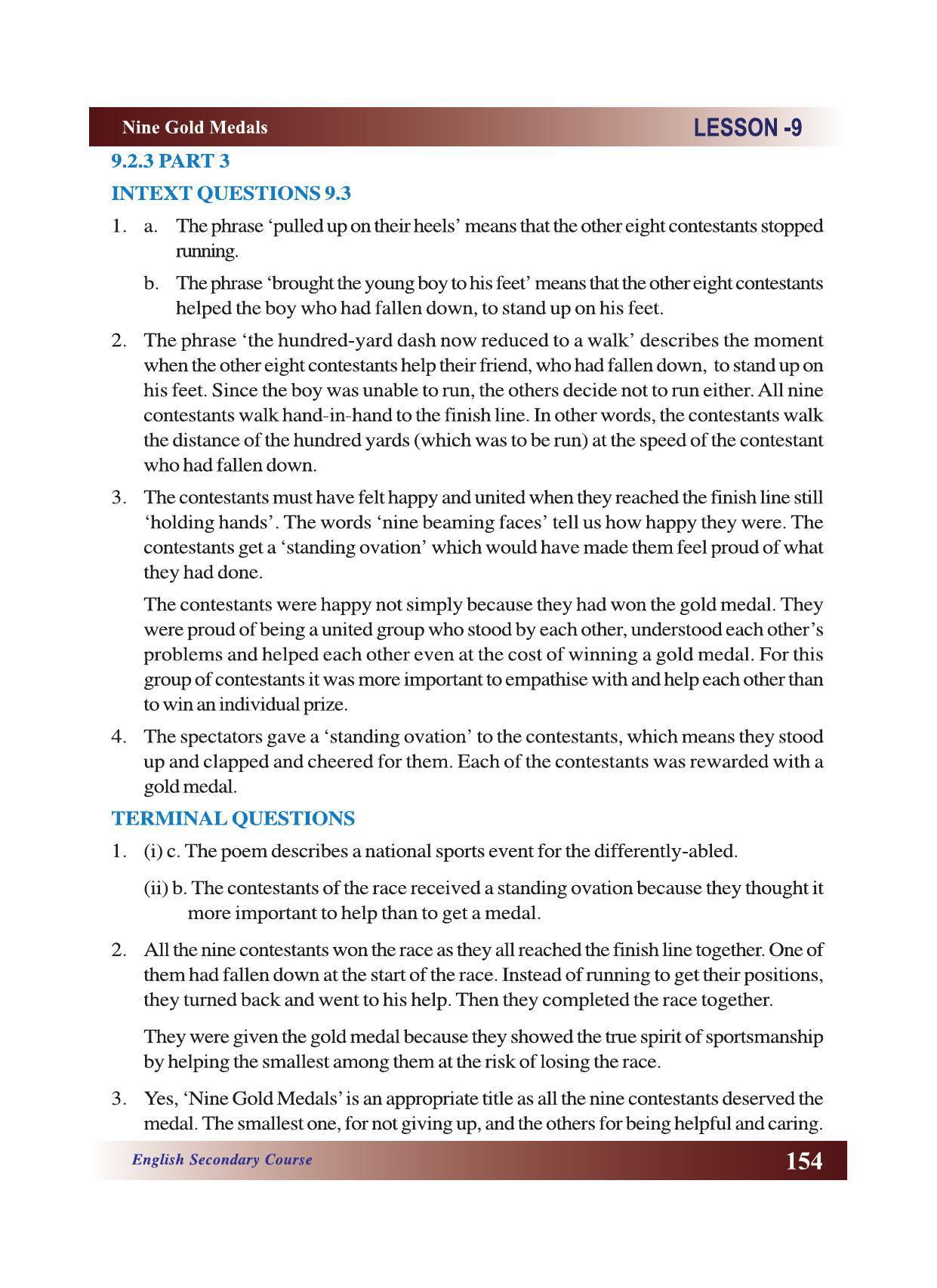 CGSOS Class 10 English eBook (English Medium) - Page 160