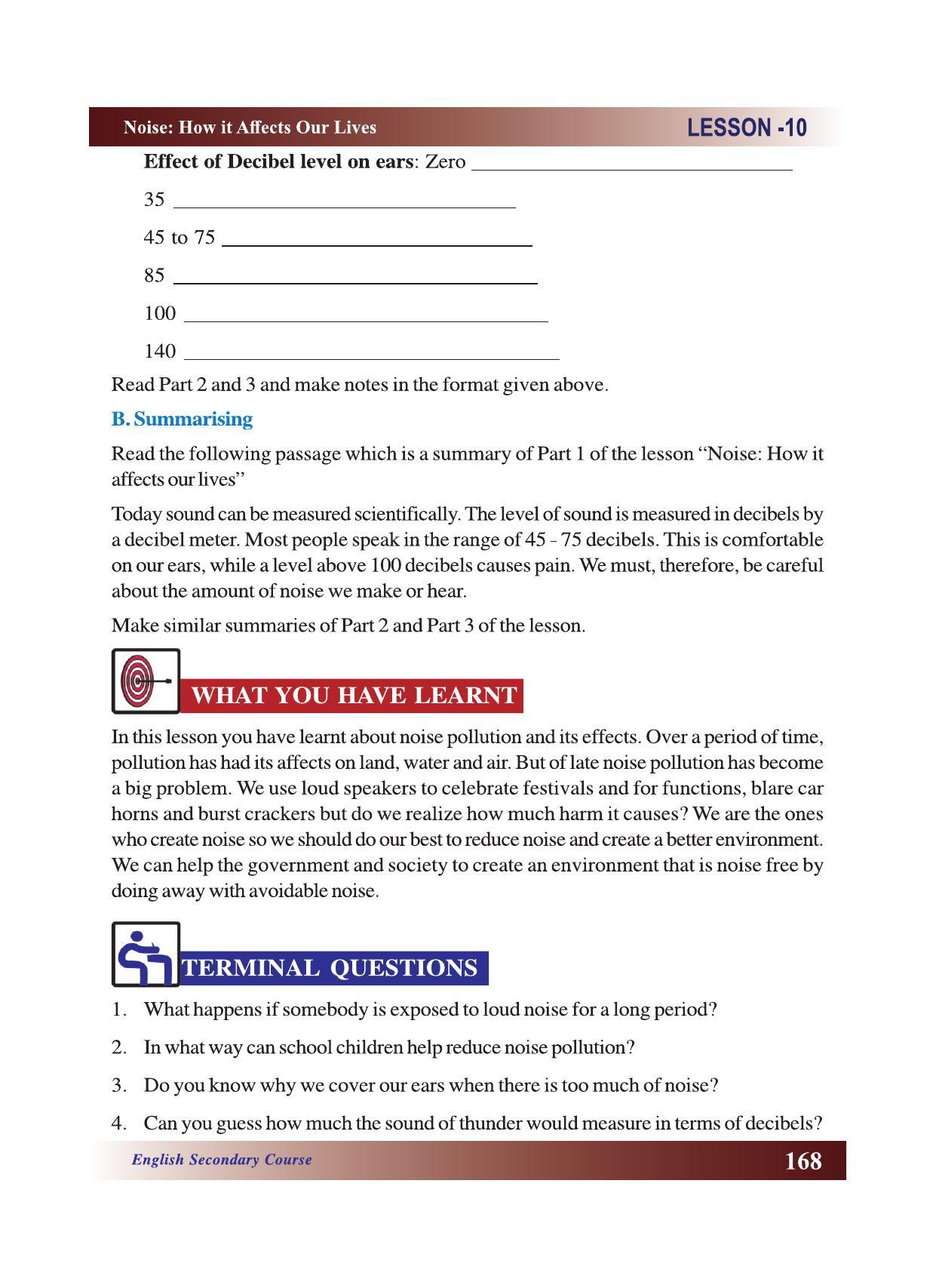 CGSOS Class 10 English eBook (English Medium) - Page 174