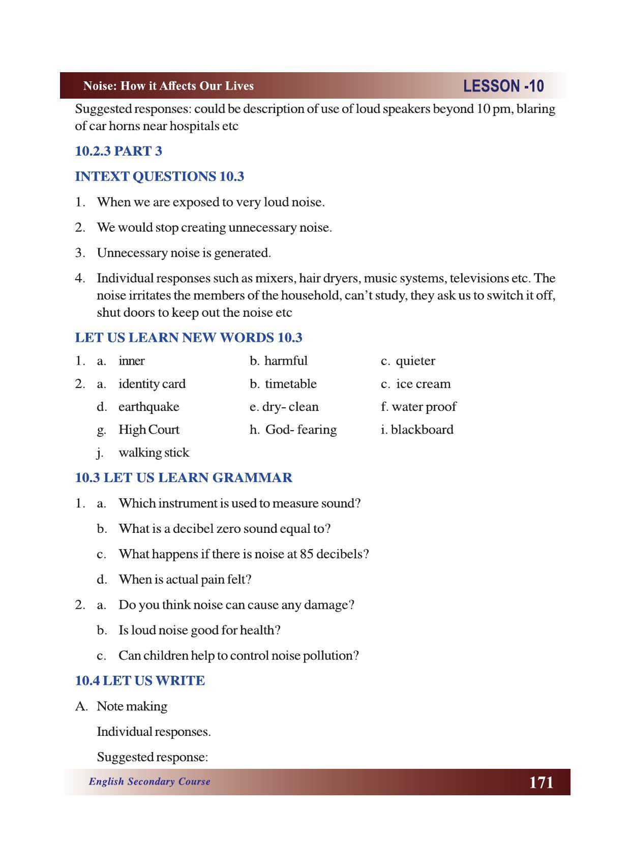 CGSOS Class 10 English eBook (English Medium) - Page 177
