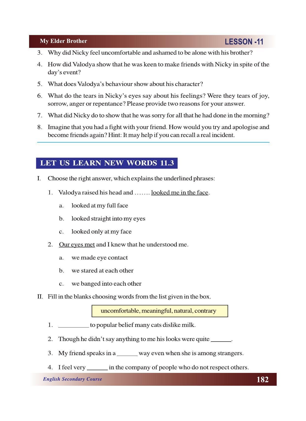 CGSOS Class 10 English eBook (English Medium) - Page 188