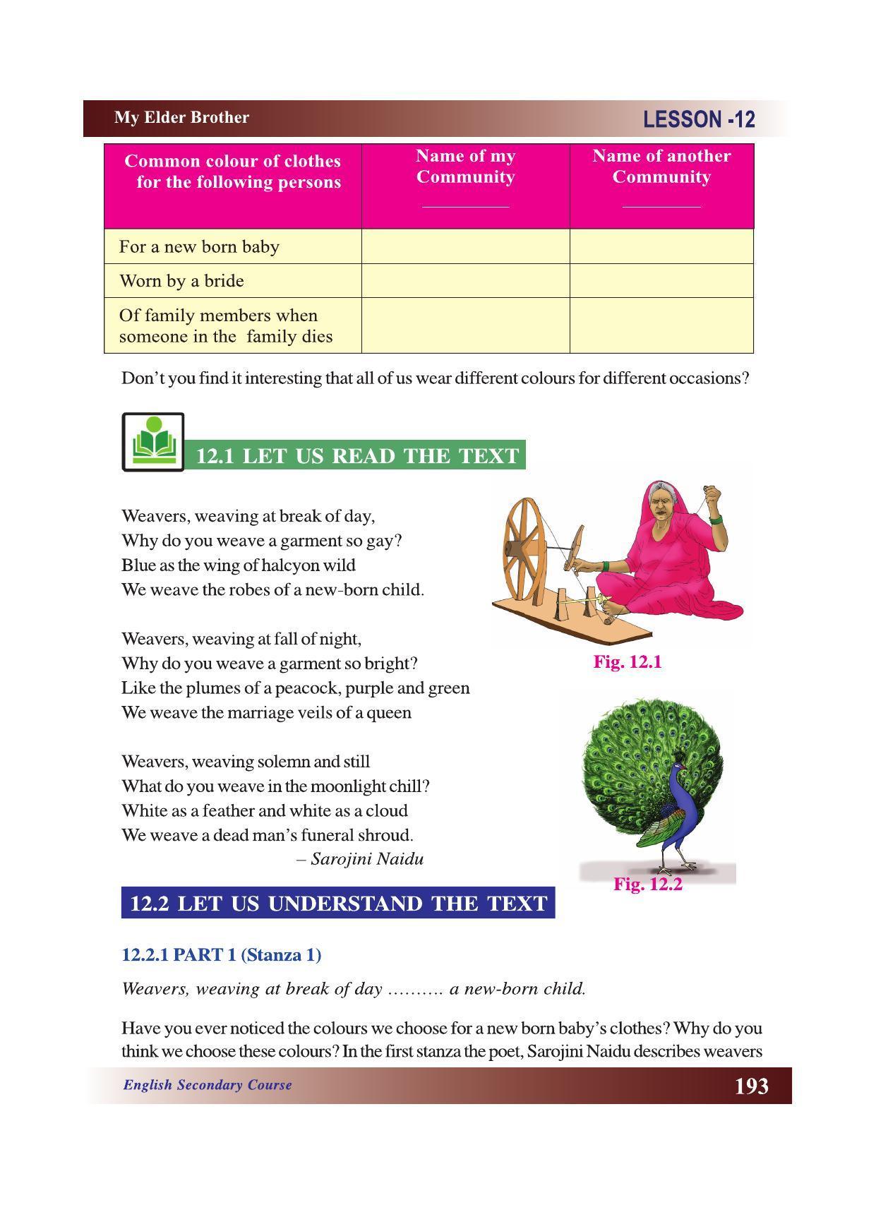 CGSOS Class 10 English eBook (English Medium) - Page 199