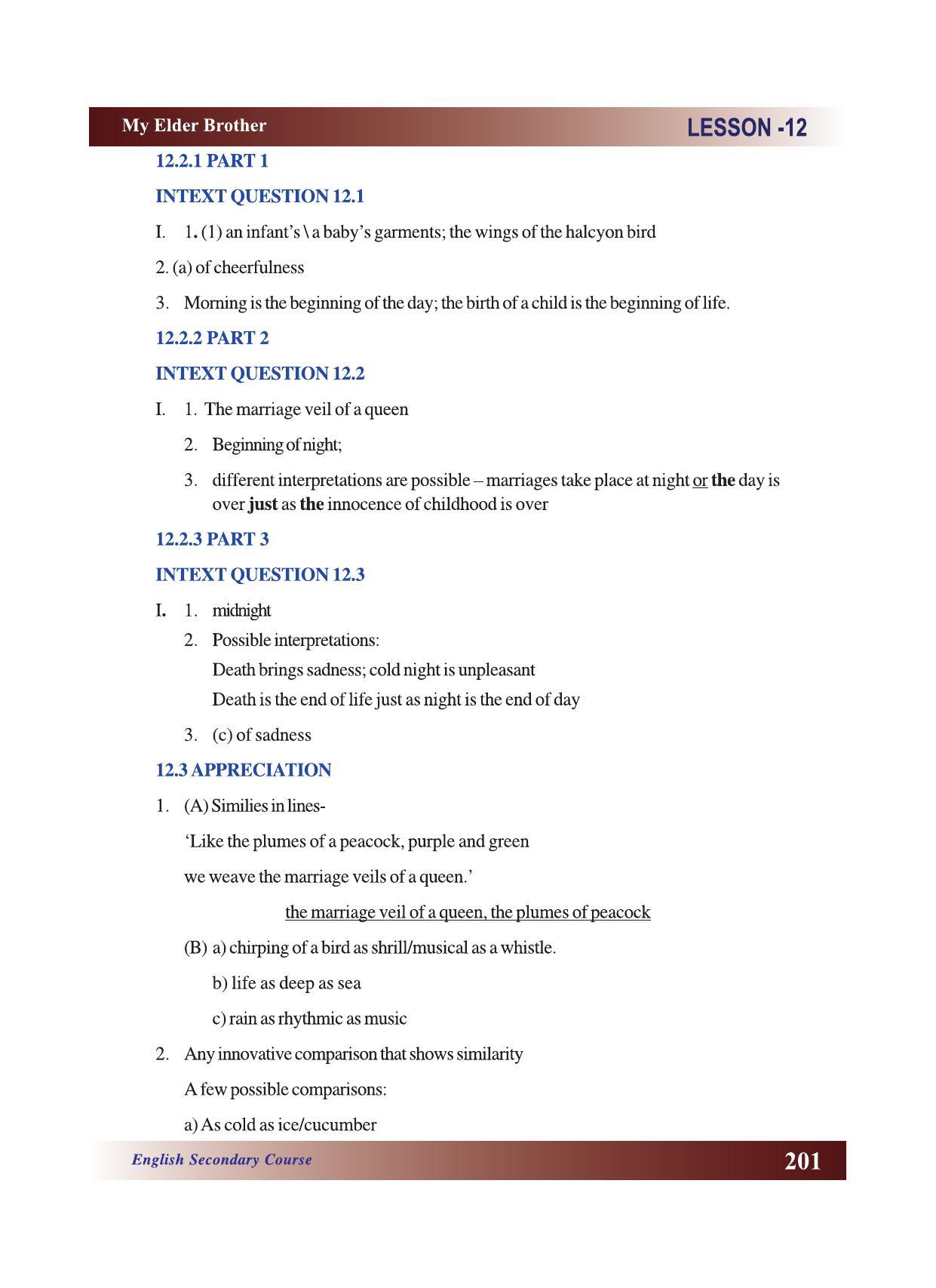 CGSOS Class 10 English eBook (English Medium) - Page 207